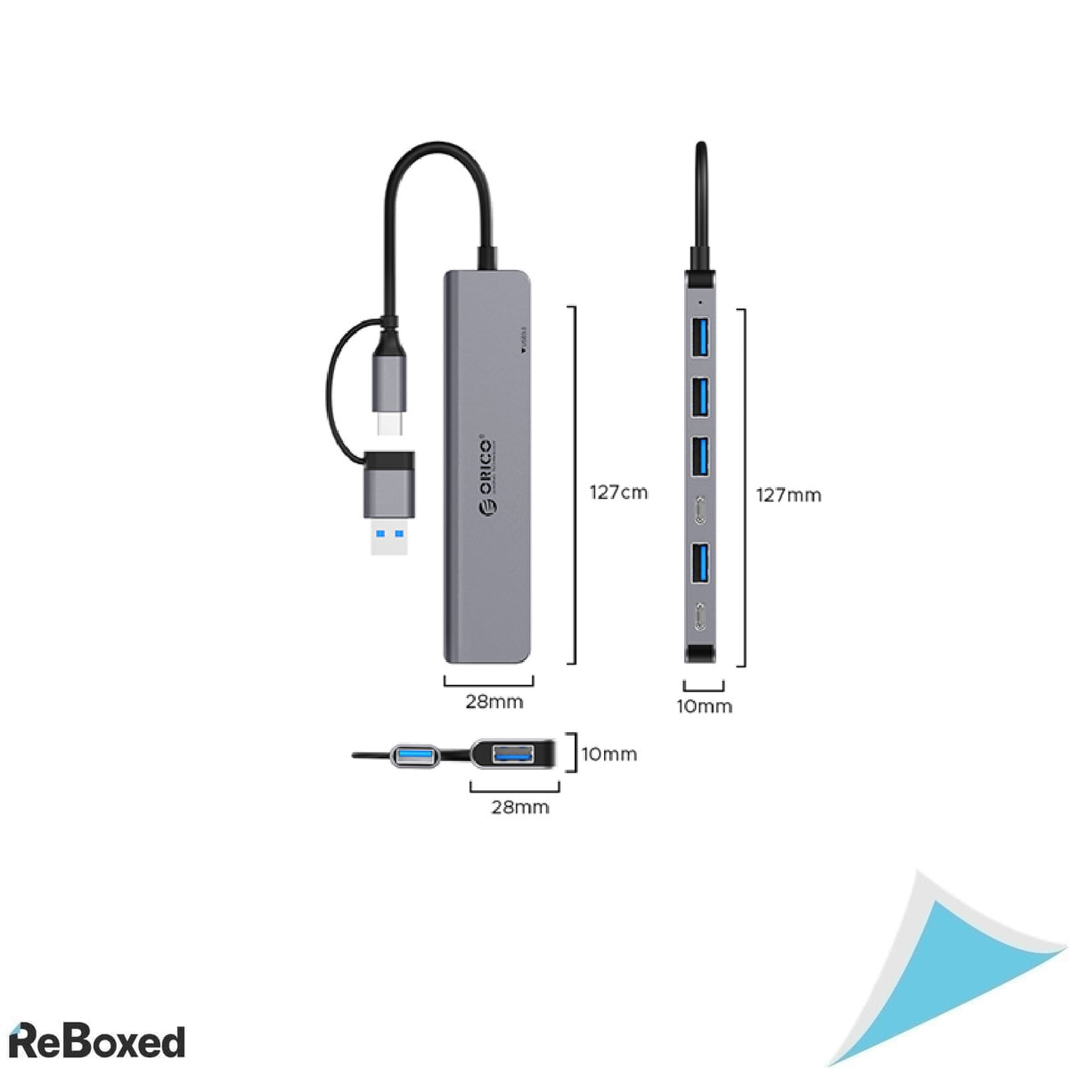 Hub USB si USB-C 7 in 1 Orico YSA7-U3