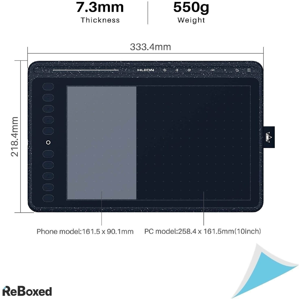 Huion HS611 Tableta Grafica Starry Blue