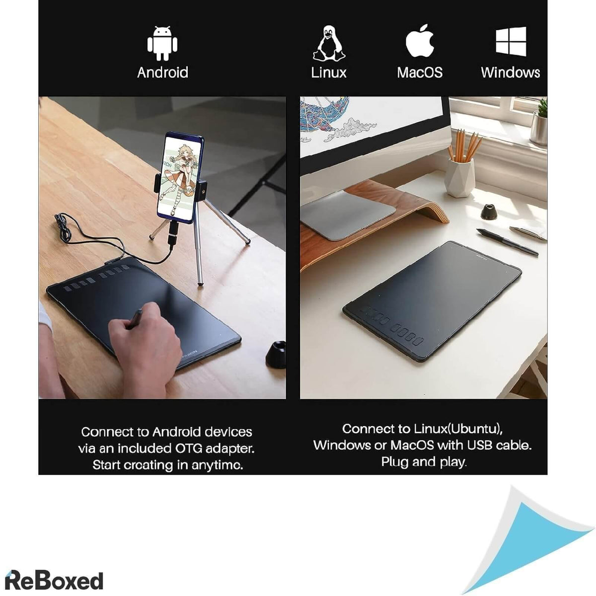 Huion Inspiroy H950P Tableta Grafica USB 5080LPI 266PPS PW100