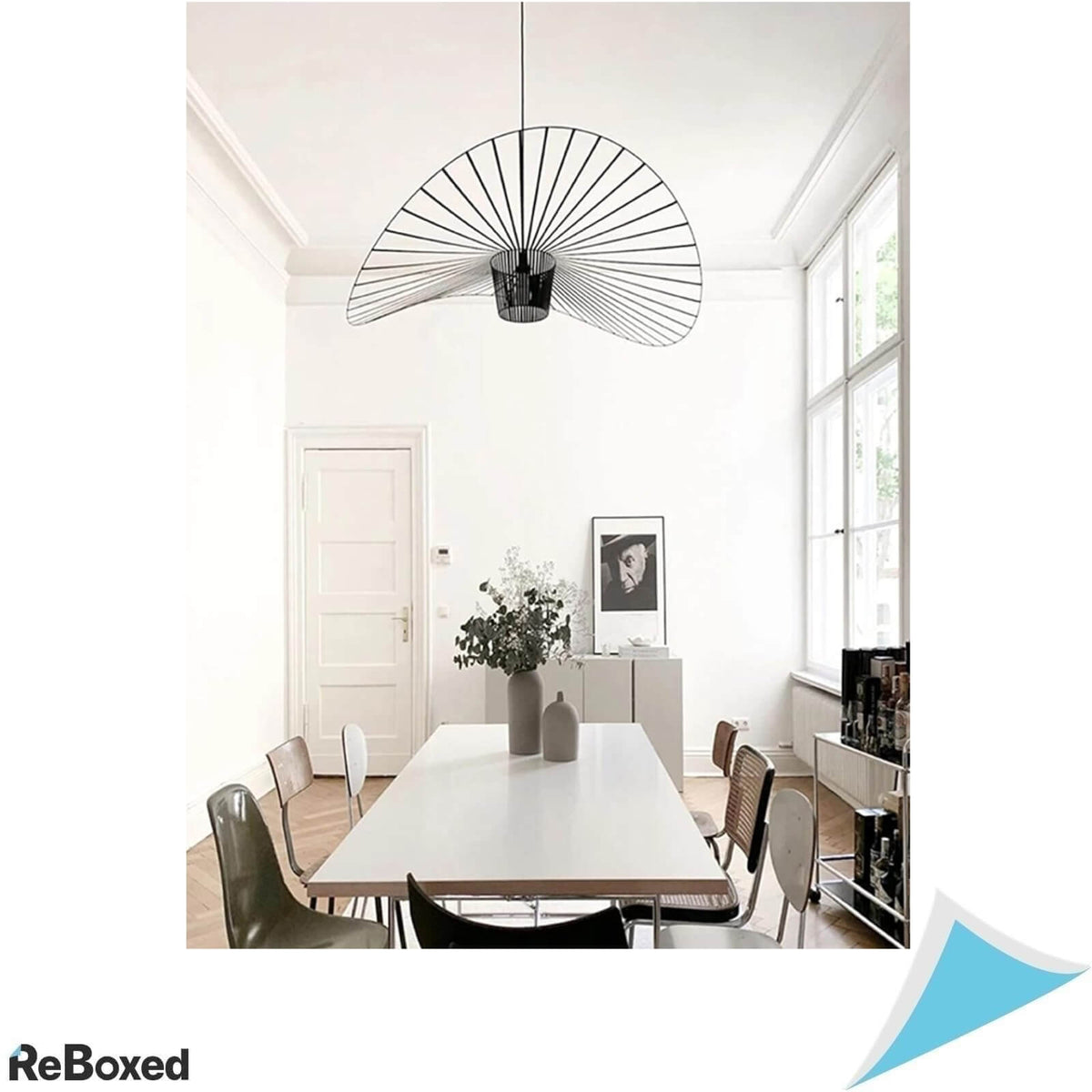 Vertigo Candelabru Vintage 140cm soclu E27 40W Negru