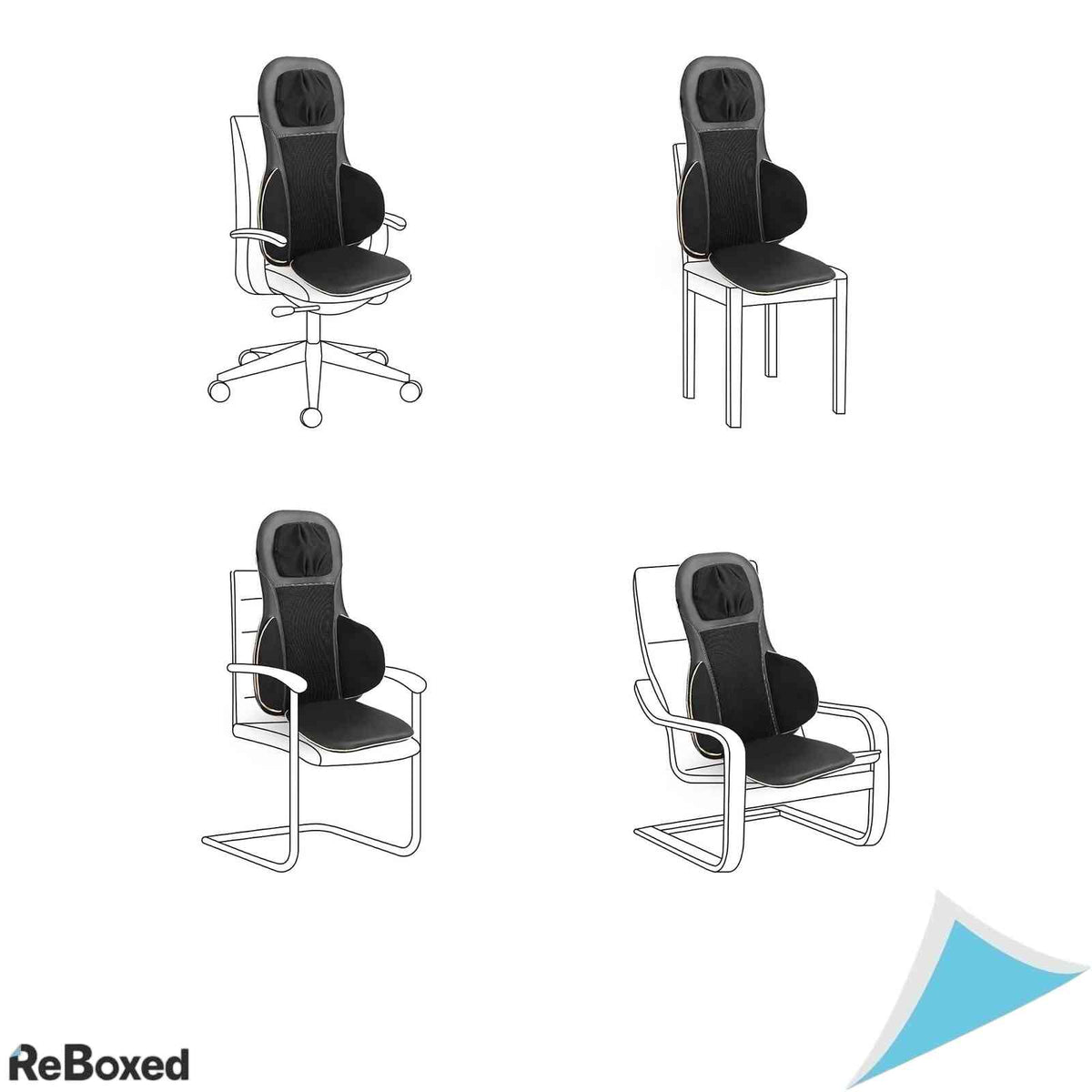 Husa de Masaj Shiatsu Medisana MC 825 cu Presopunctura Masaj Ceafa si Spate Functie Incalzire si Lumina Rosie Telecomanda Negru