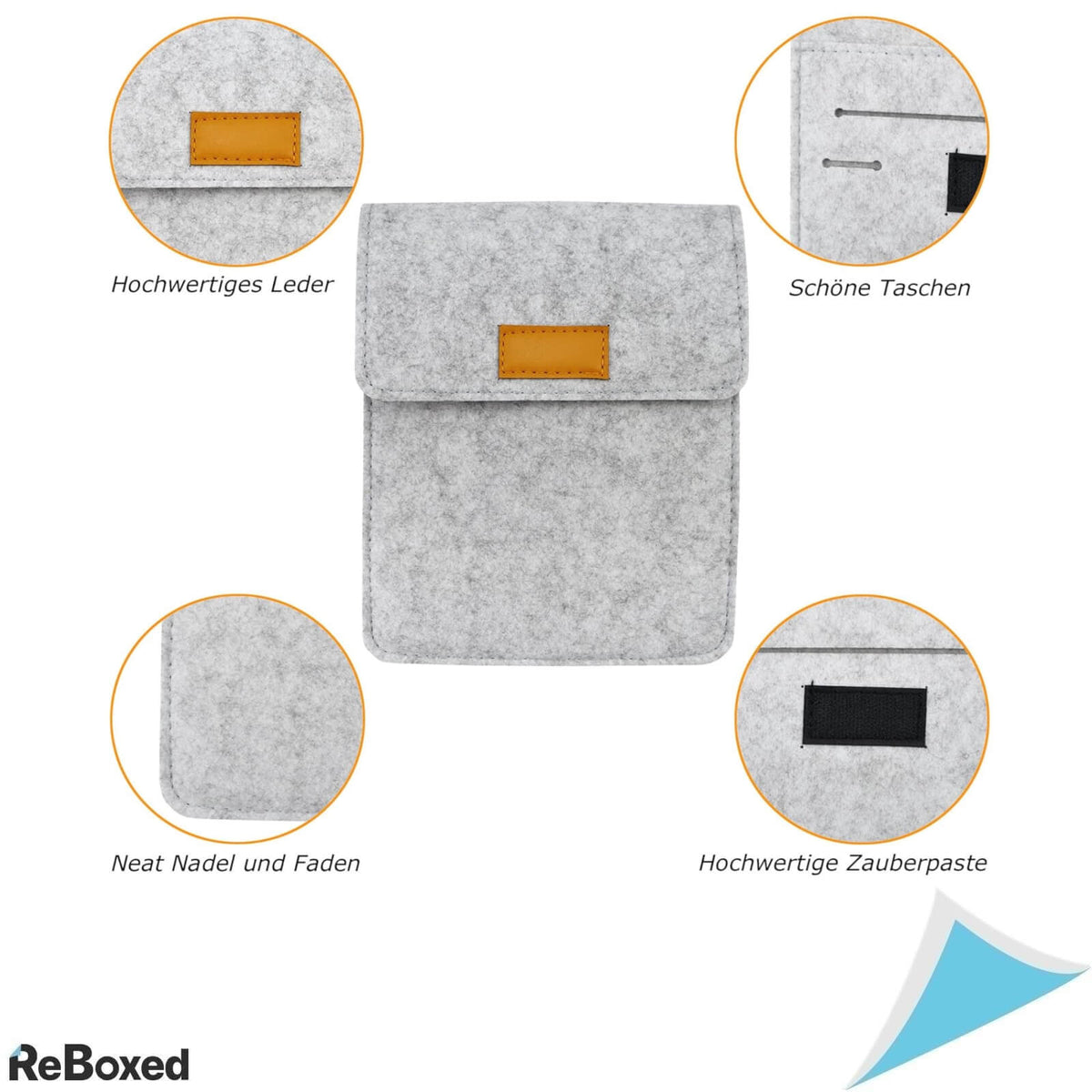 Husa Tableta Amazon Kindle Paperwhite 6-8 Inch Pasla Gri