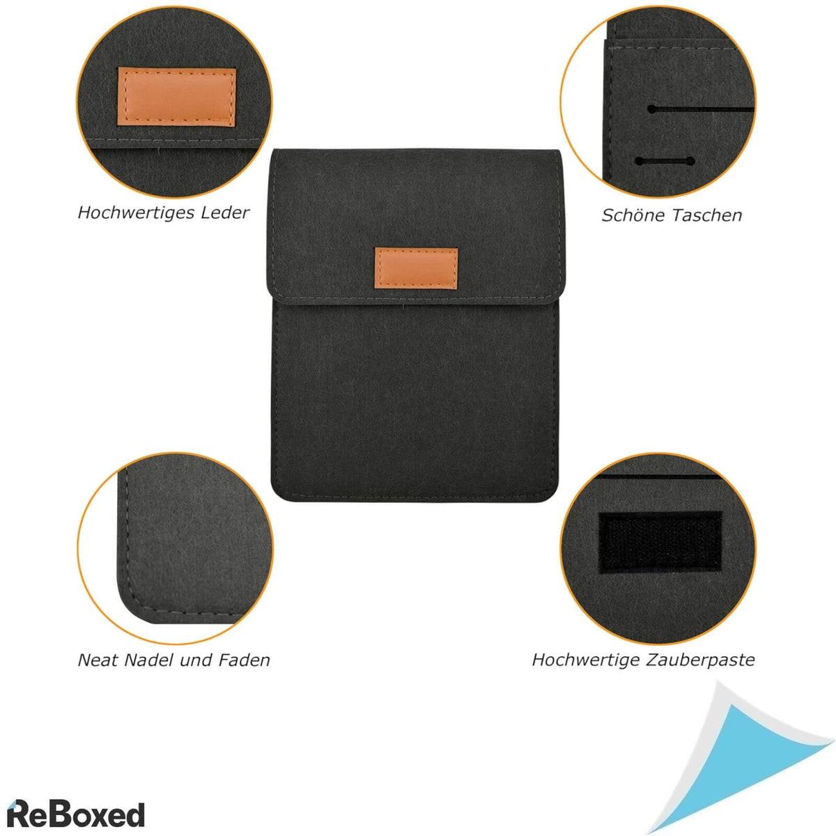 Husa Tableta Amazon Kindle Paperwhite 6-8 inch Pasla Negru