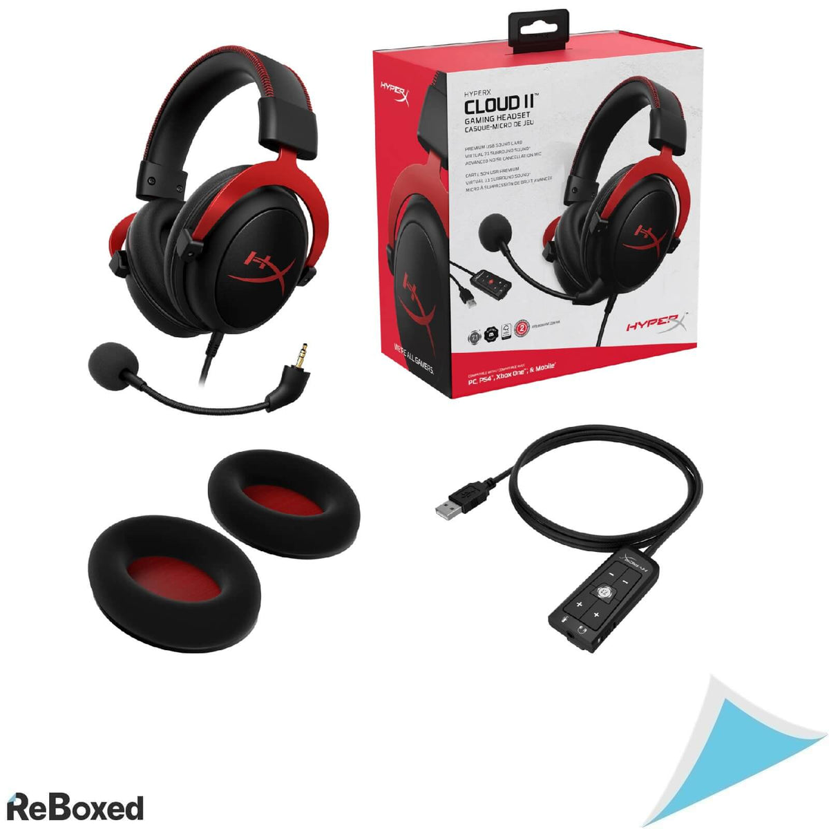 HyperX Cloud II Casti Gaming 7.1 Rosu