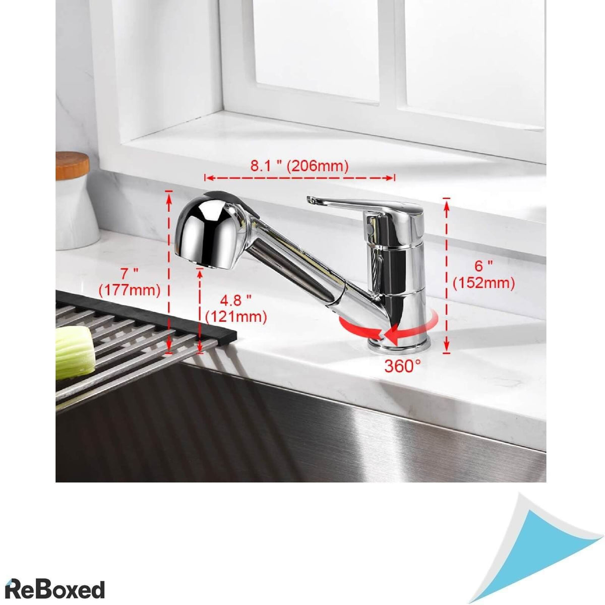 Ibergrif Roma M14550 Baterie Bucatarie cu Extractibil