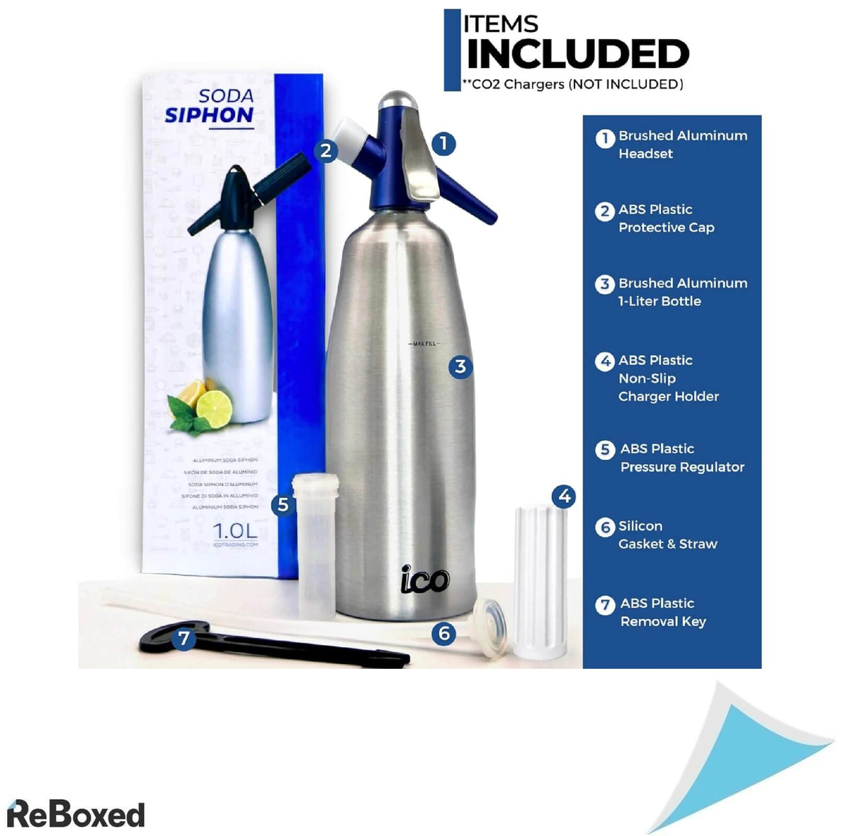 Ico Aparat pentru Preparea Apei Carbogazoase 1L