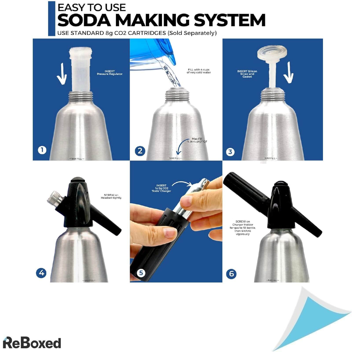 Ico Aparat pentru Preparea Apei Carbogazoase 1L