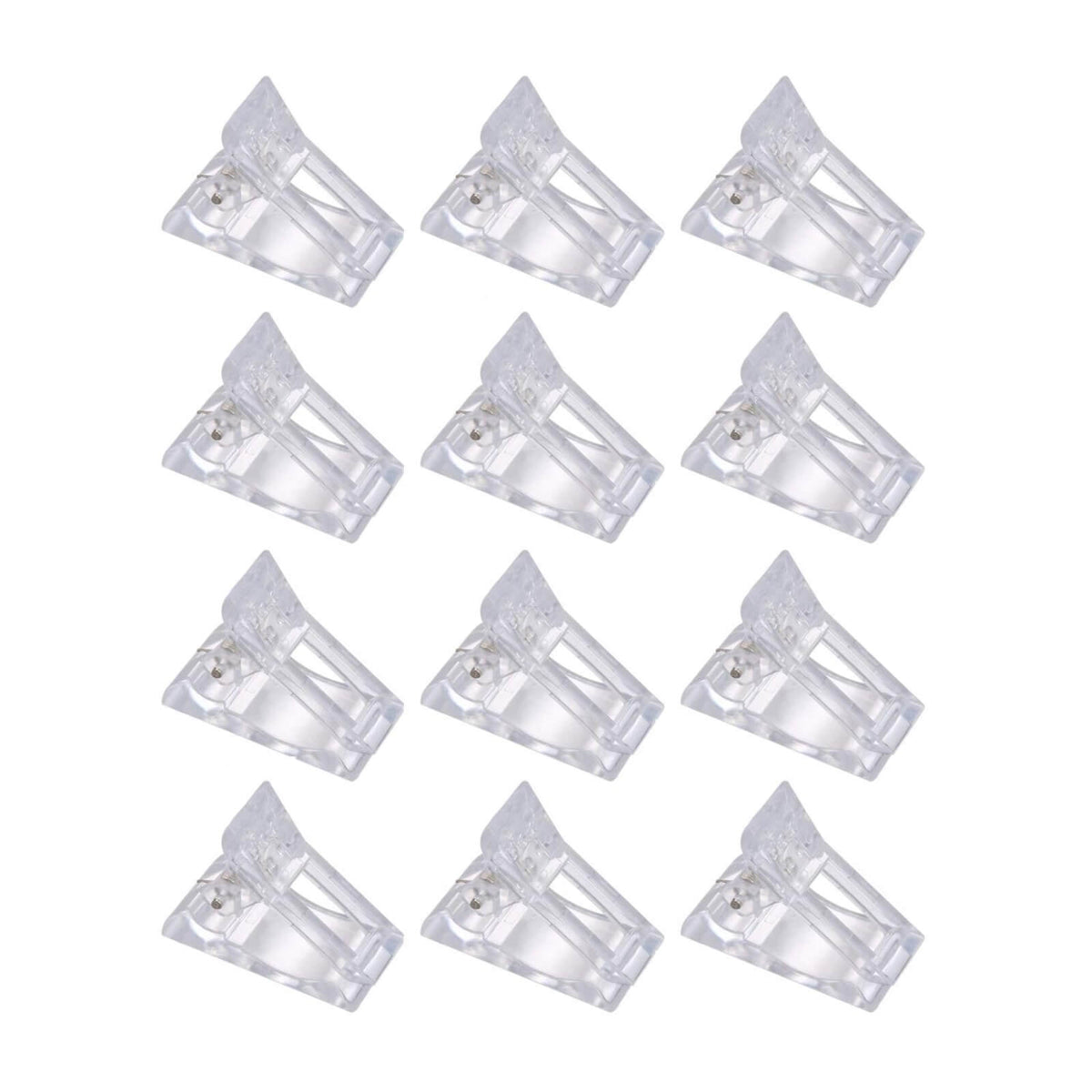 Illuva Set 12 Cleme pentru Unghii Polygel