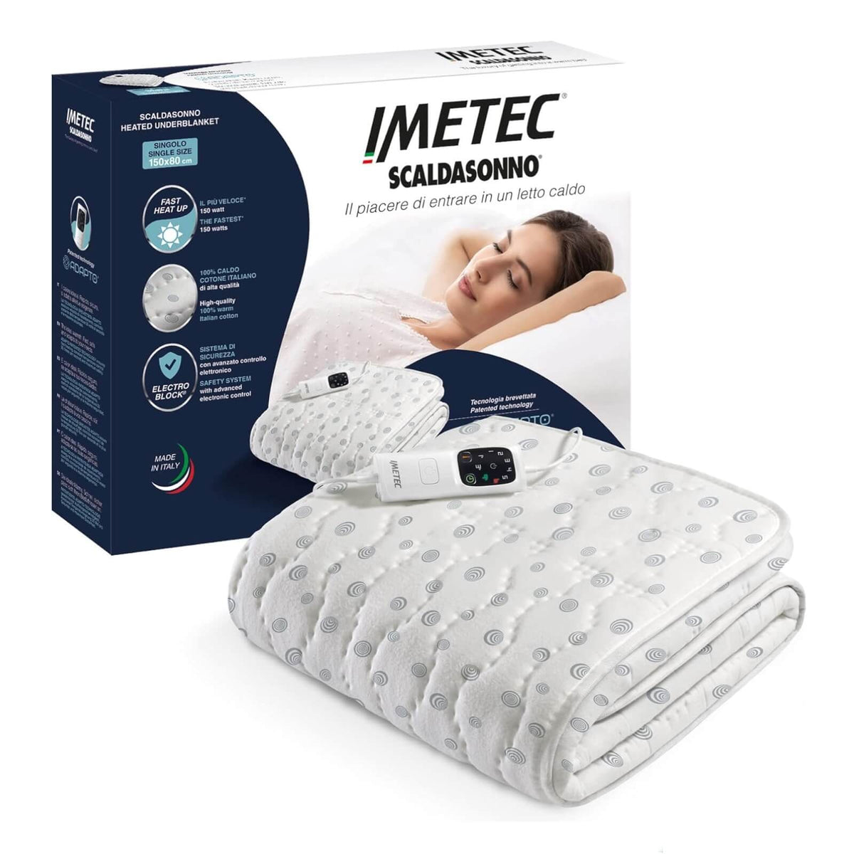 Imetec Scaldasonno Patura Electrica 150x80 cm