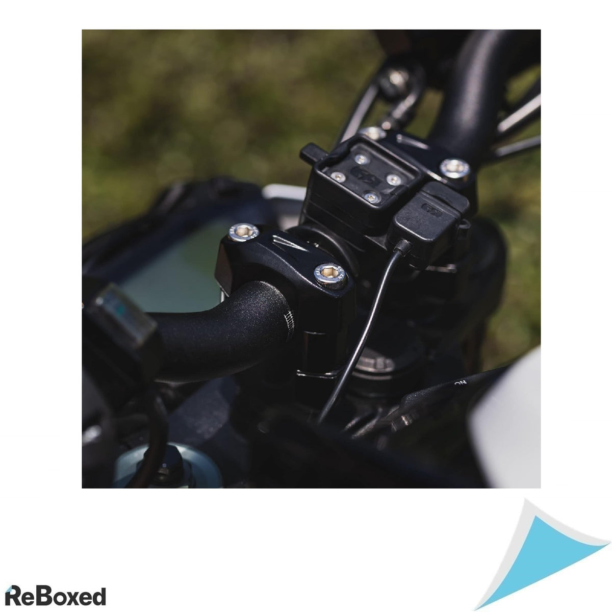 Inaltatoare ghidon moto Oxford OX614 – 20 mm, aluminiu CNC, pentru ghidoane 22 mm / 28.6 mm