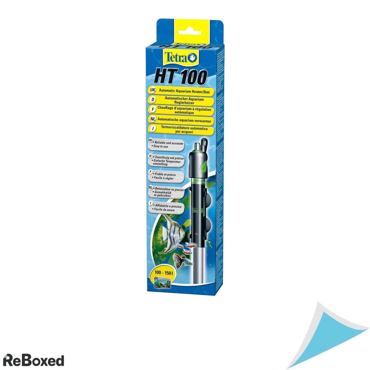 Incalzitor Acvariu cu Termostat Tetra HT 100W pentru Acvarii 100-150L Sticla Borosilicata Submersibil Cablu 1.6m