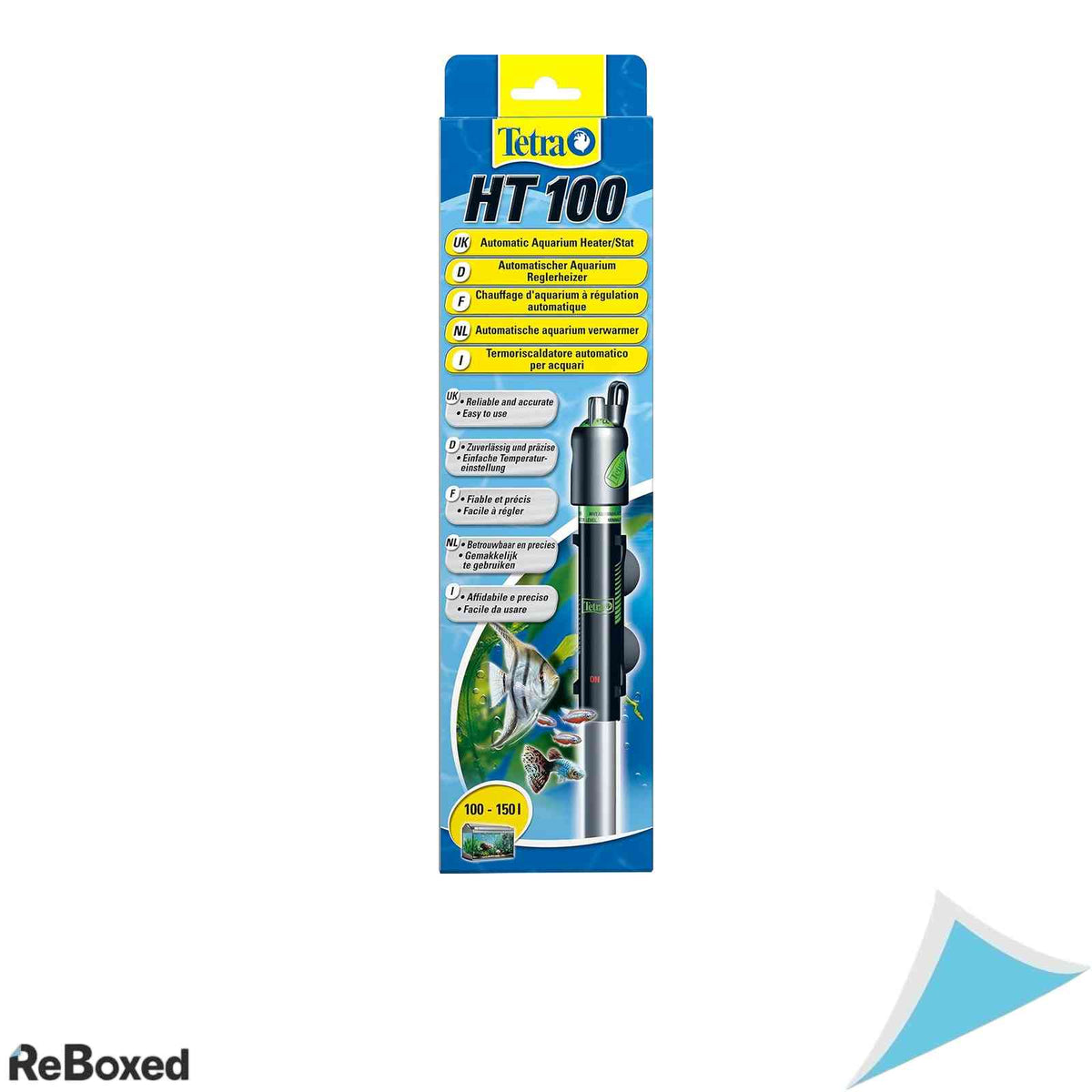 Incalzitor Acvariu cu Termostat Tetra HT 100W pentru Acvarii 100-150L Sticla Borosilicata Submersibil Cablu 1.6m