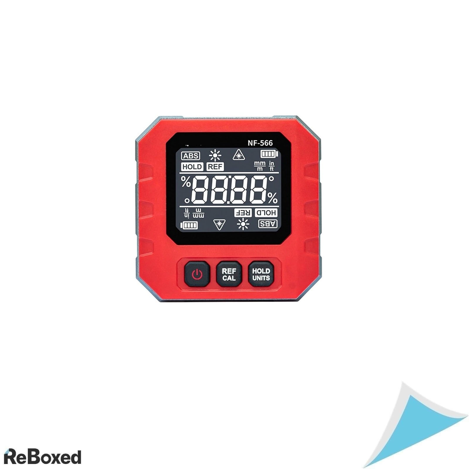 Inclinometru Digital NF-566 cu Laser, Nivel Magnetic Electronic, Precizie ±0.2°, Afisaj Digital
