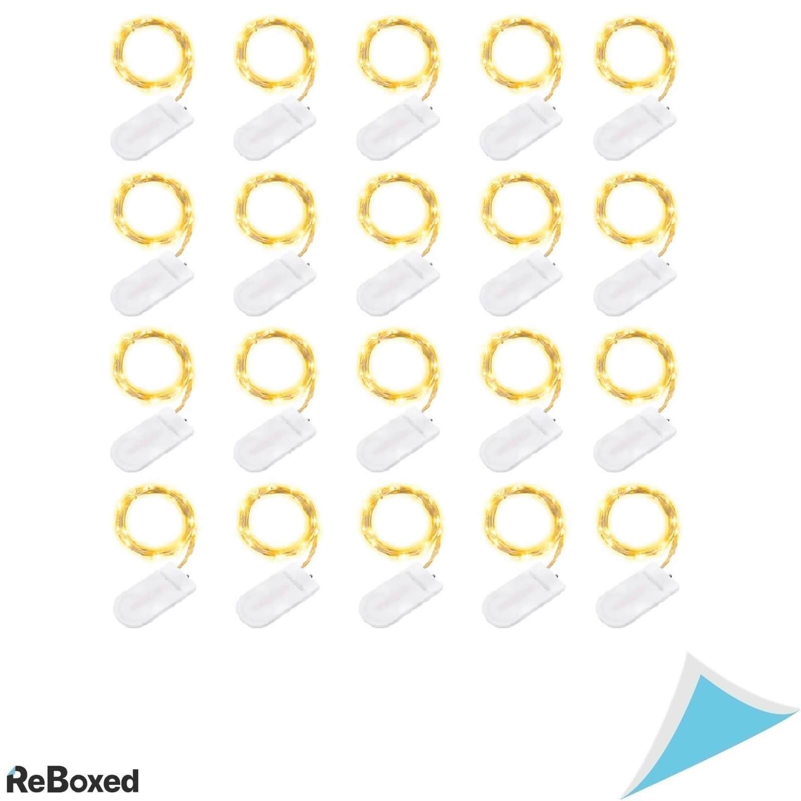 InfaKey 20 Mini Ghirlande LED 2m Waterproof CR2032