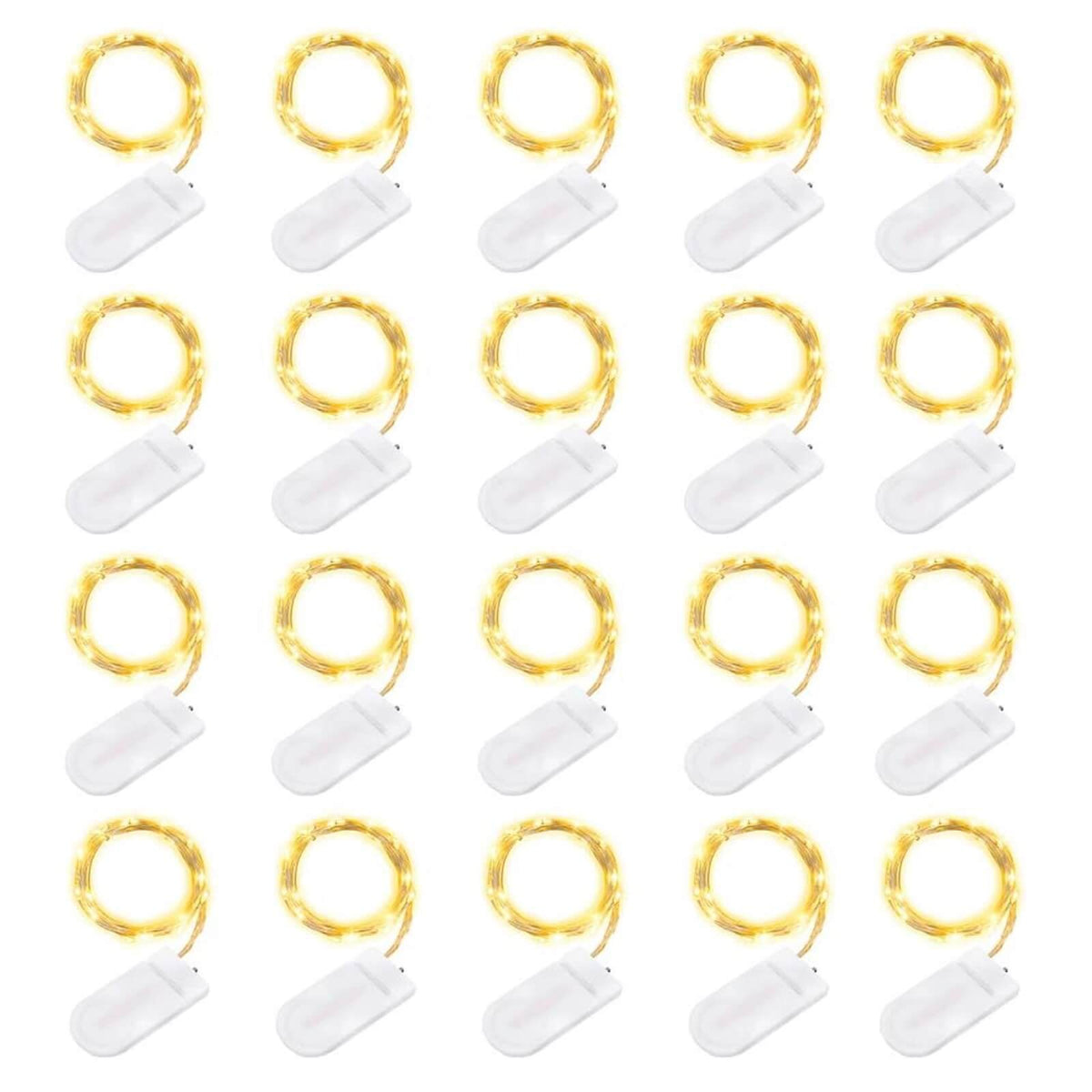 InfaKey 20 Mini Ghirlande LED 2m Waterproof CR2032