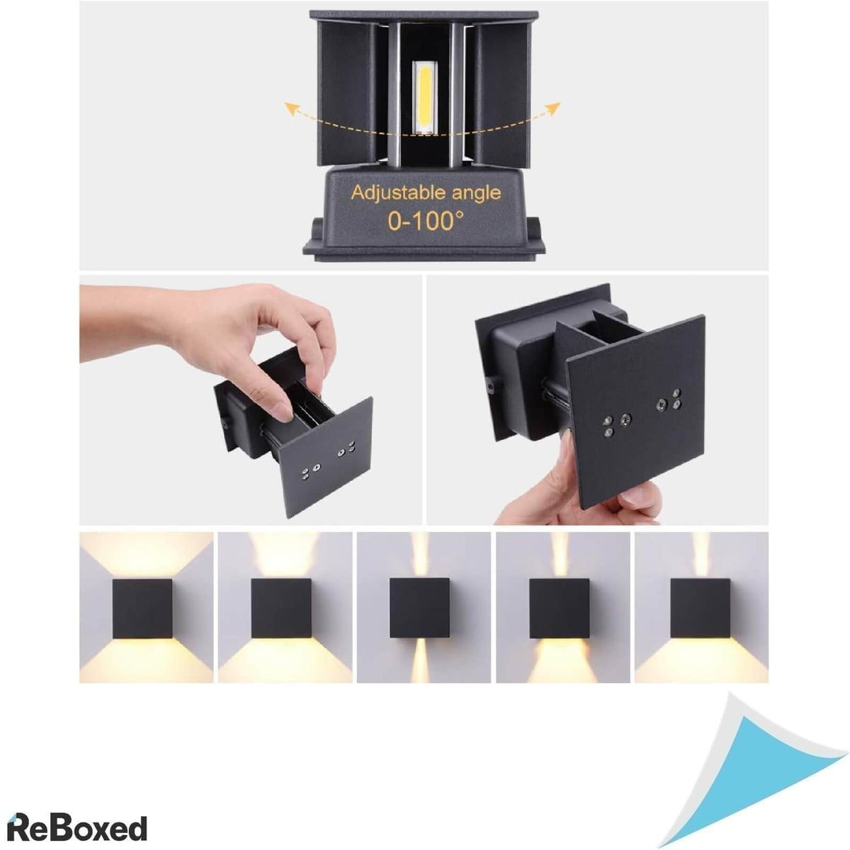 INHDBOX Aplica LED de Exterior 12W IP65 3000K