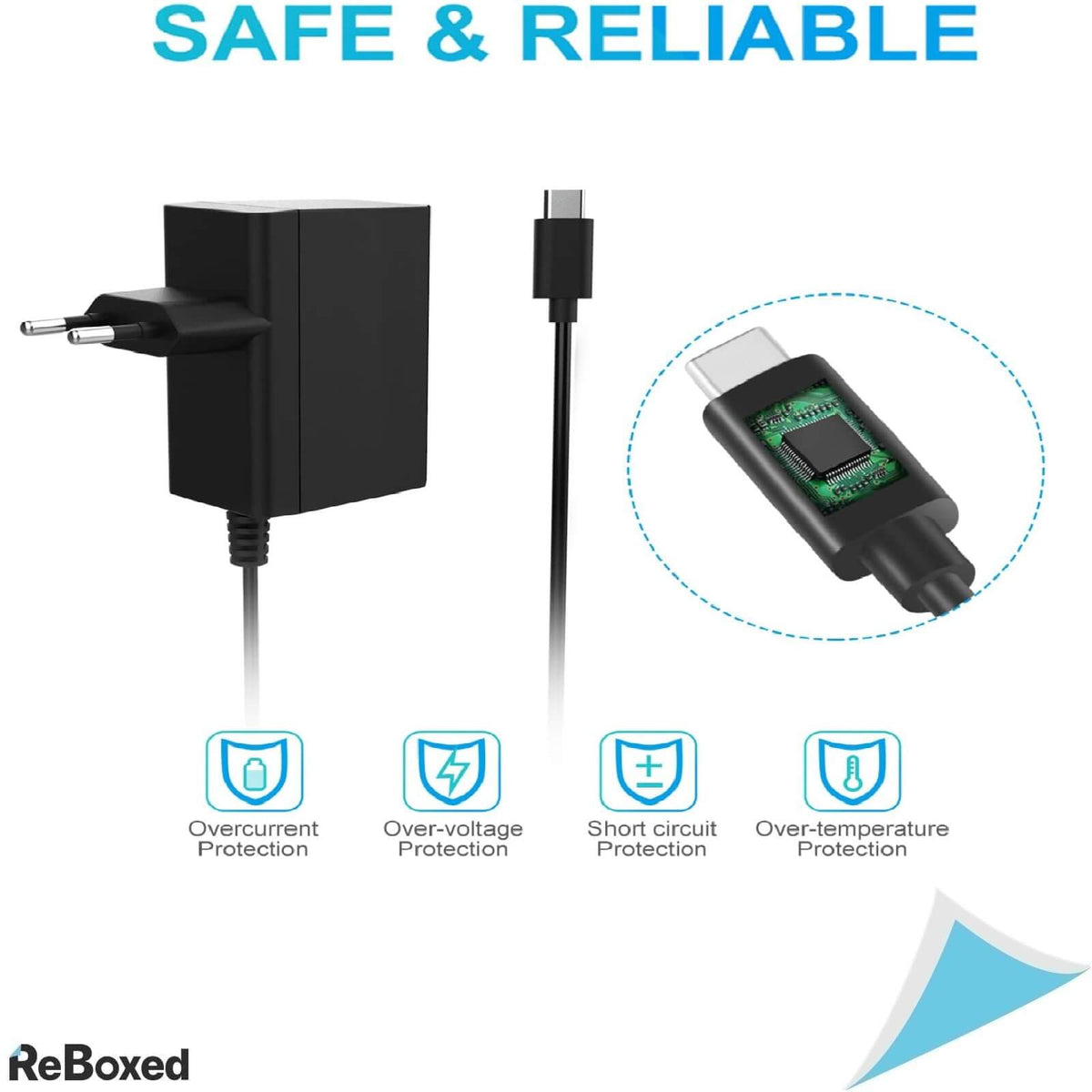 InnoAuro Adaptor AC pentru NS Switch USB Type-C 15V 2.6A