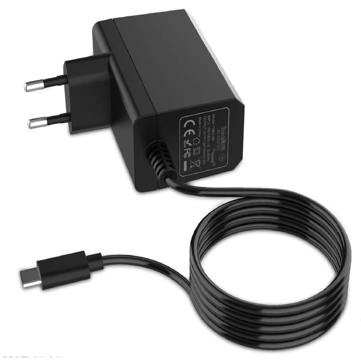 InnoAuro Adaptor AC pentru NS Switch USB Type-C 15V 2.6A