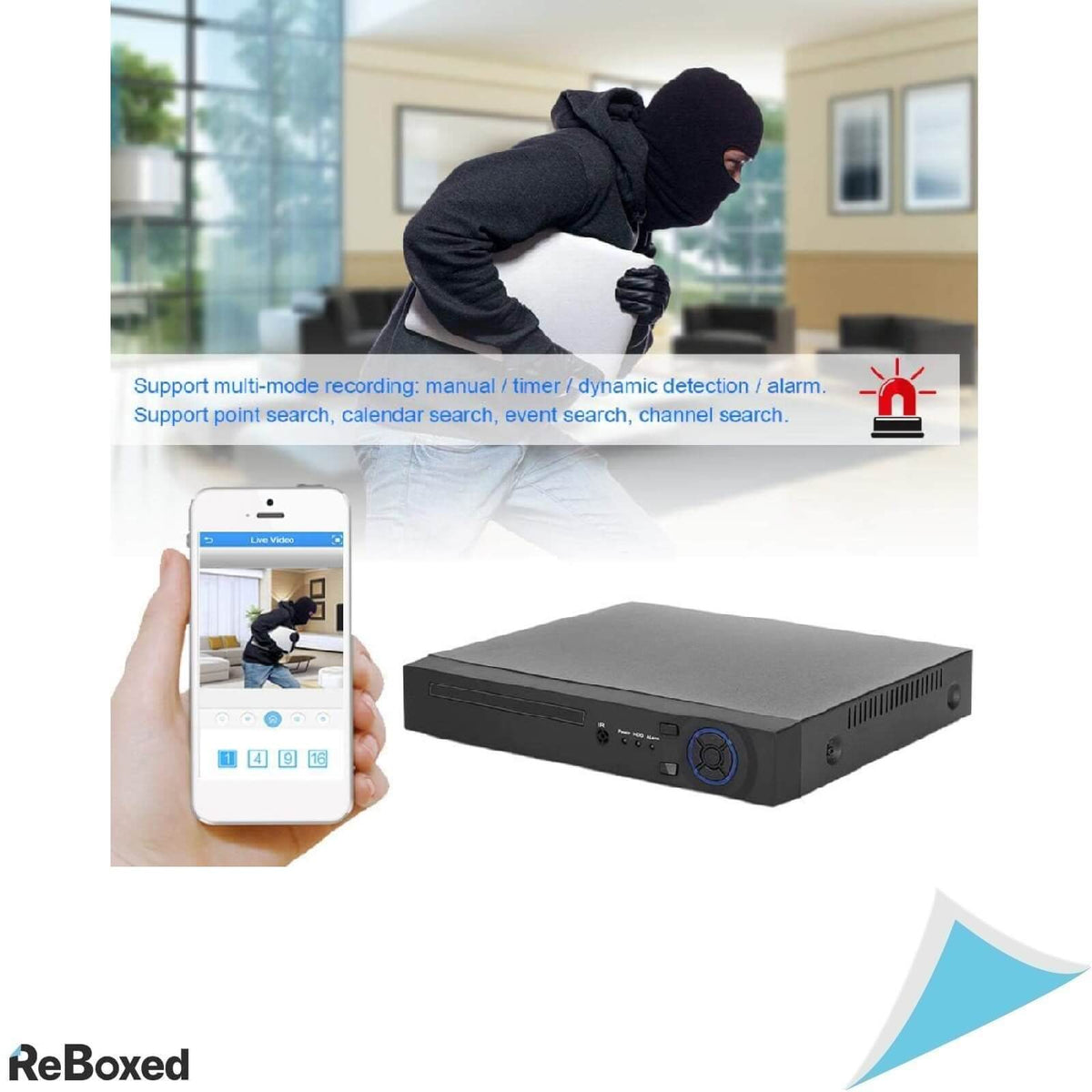 Inregistrator video in retea de canale IP HD NVR