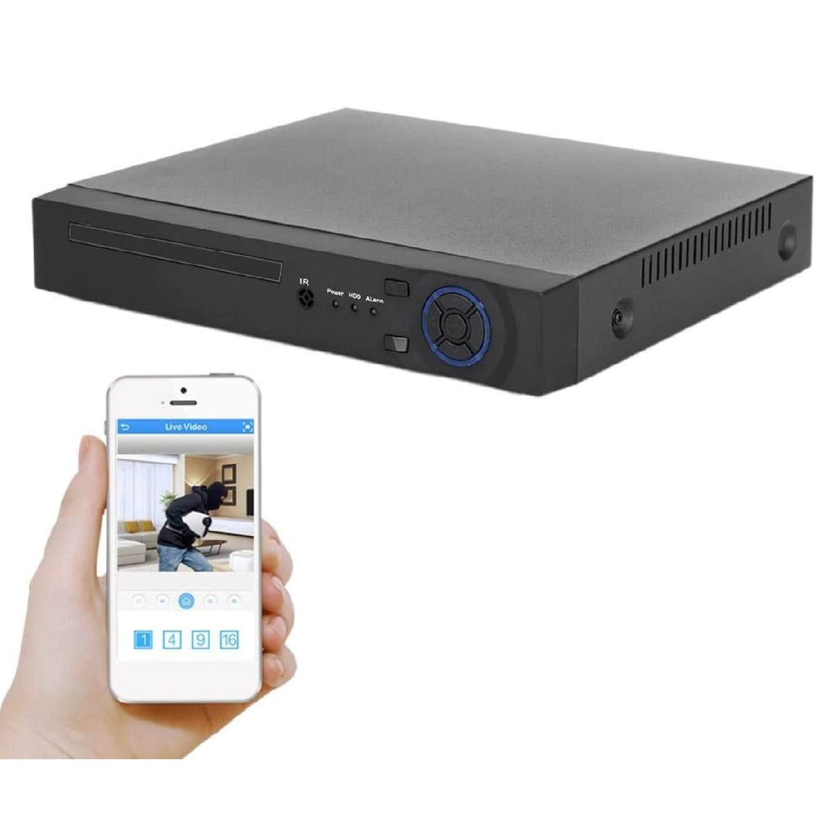 Inregistrator video in retea de canale IP HD NVR