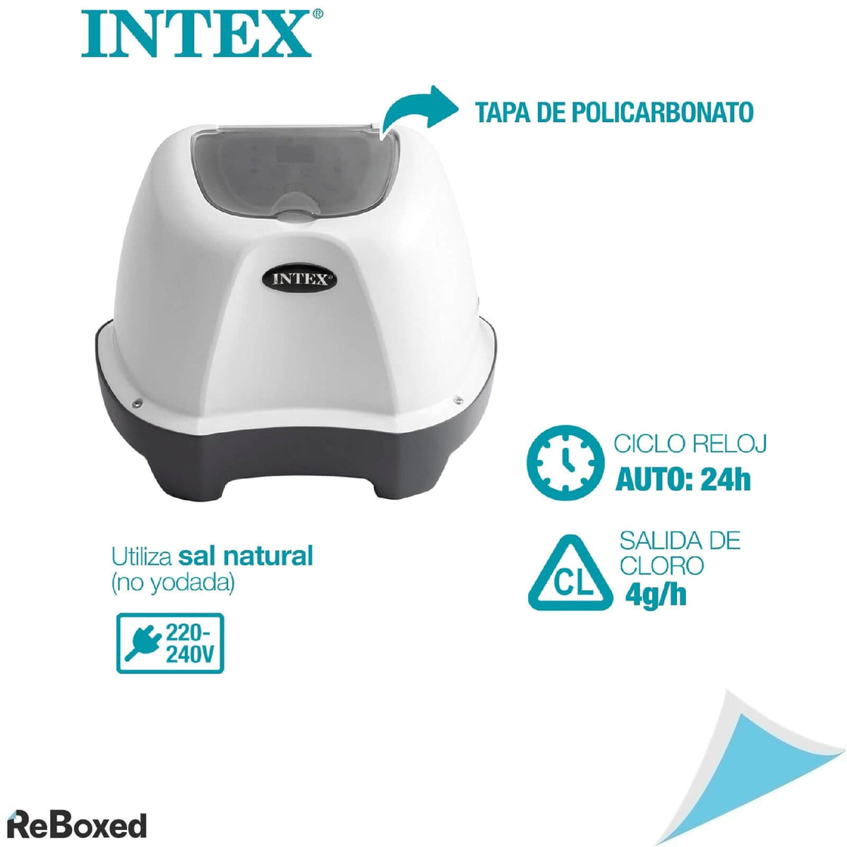 Intex Krystal QS 400 Salinator 26664 230V