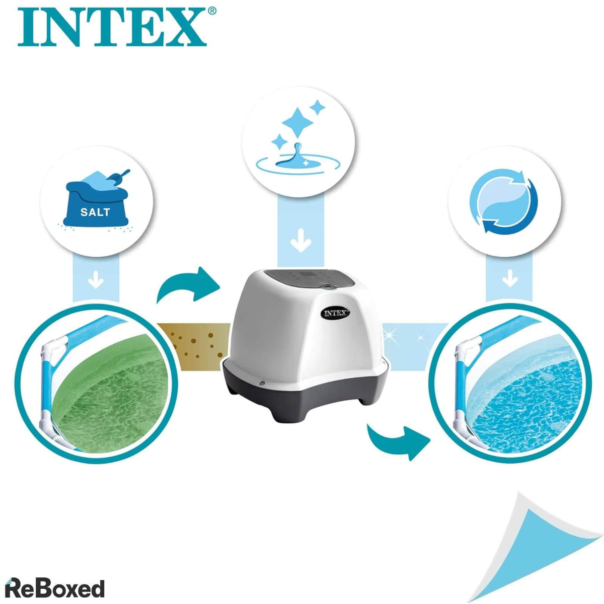 Intex Krystal QS 400 Salinator 26664 230V