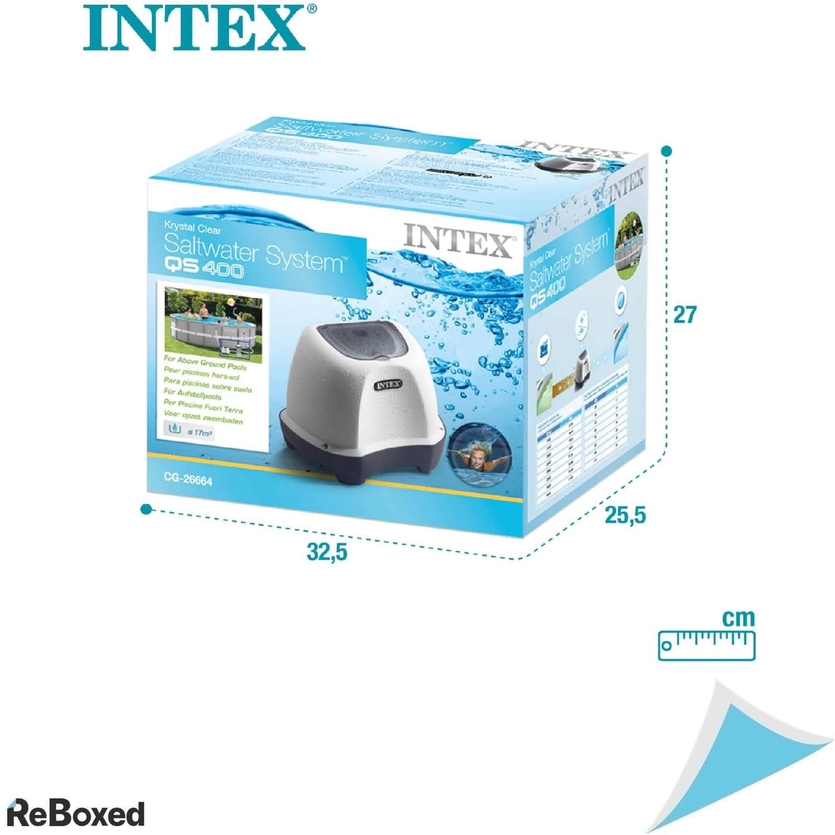 Intex Krystal QS 400 Salinator 26664 230V
