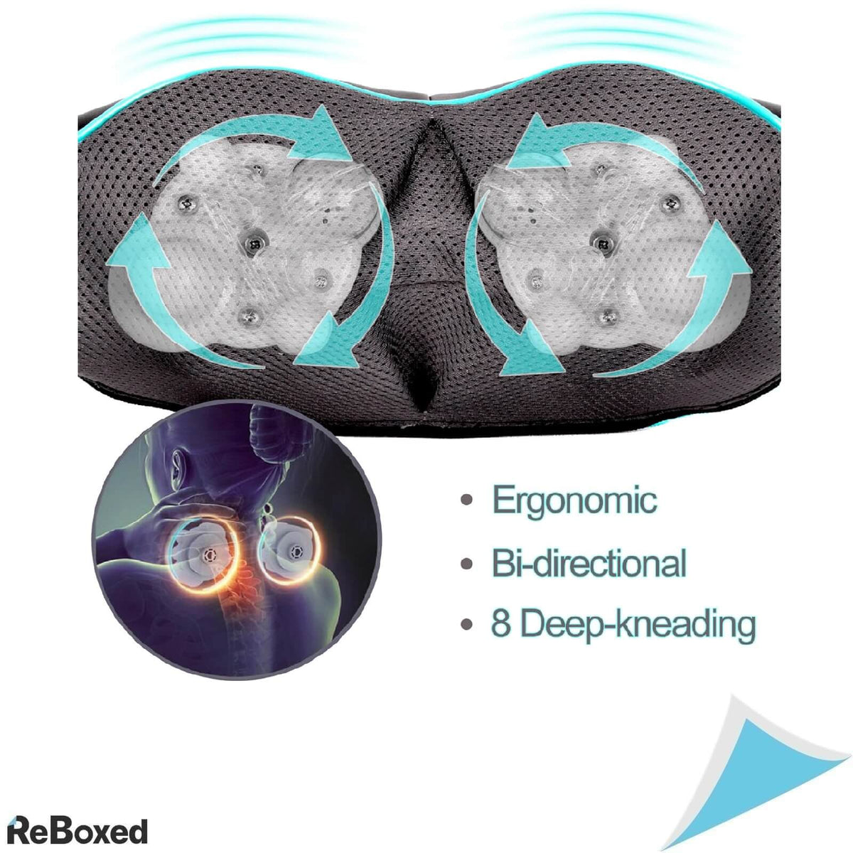 InvoSpa 3D Body Aparat Masaj Shiatsu Gat si Corp cu Incalzire