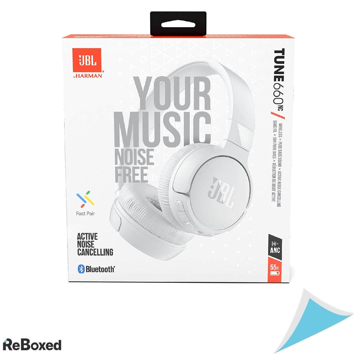 JBL TUNE 660NC Casti Over-Ear Wireless Bluetooth ANC Fast Pair