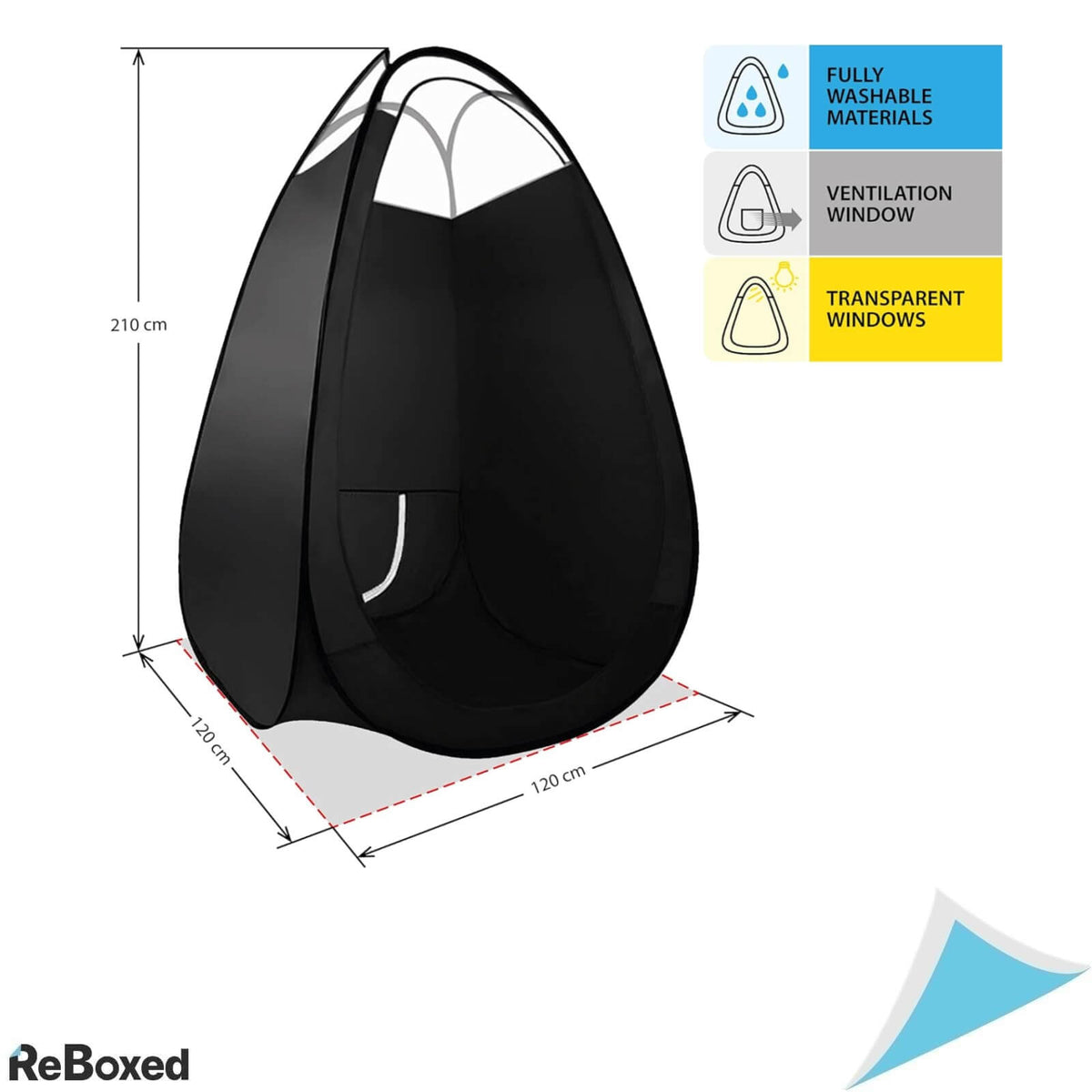 Jitsu Cort pentru Bronzare cu Pulverizare Negru