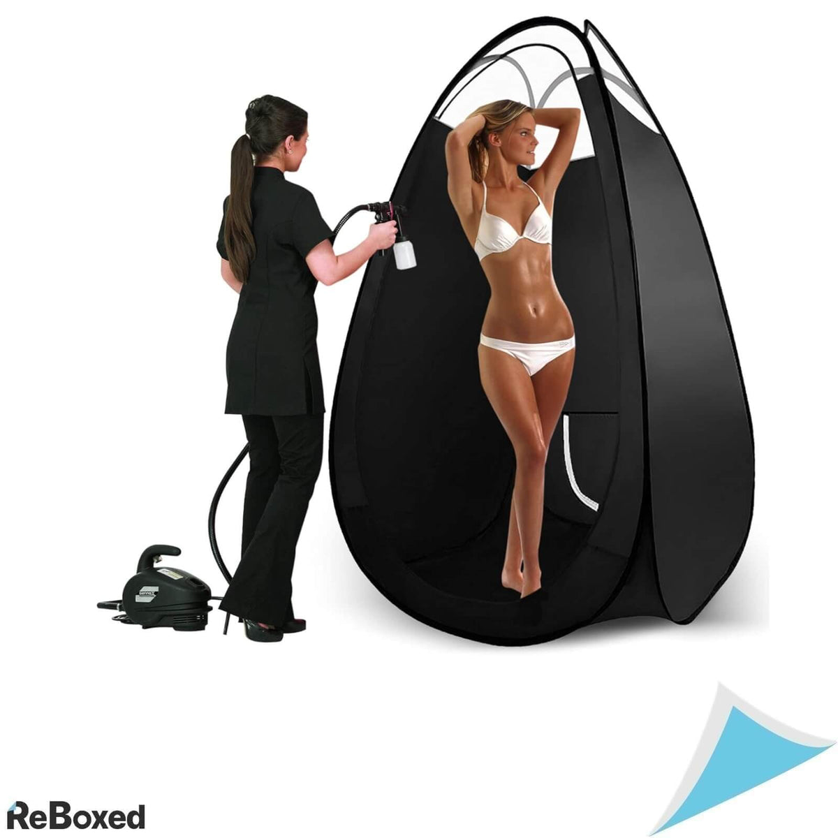 Jitsu Cort pentru Bronzare cu Pulverizare Negru