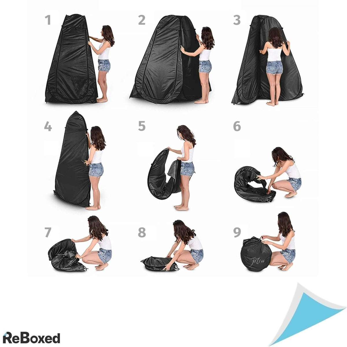 Jitsu Cort pentru Bronzare cu Pulverizare Negru