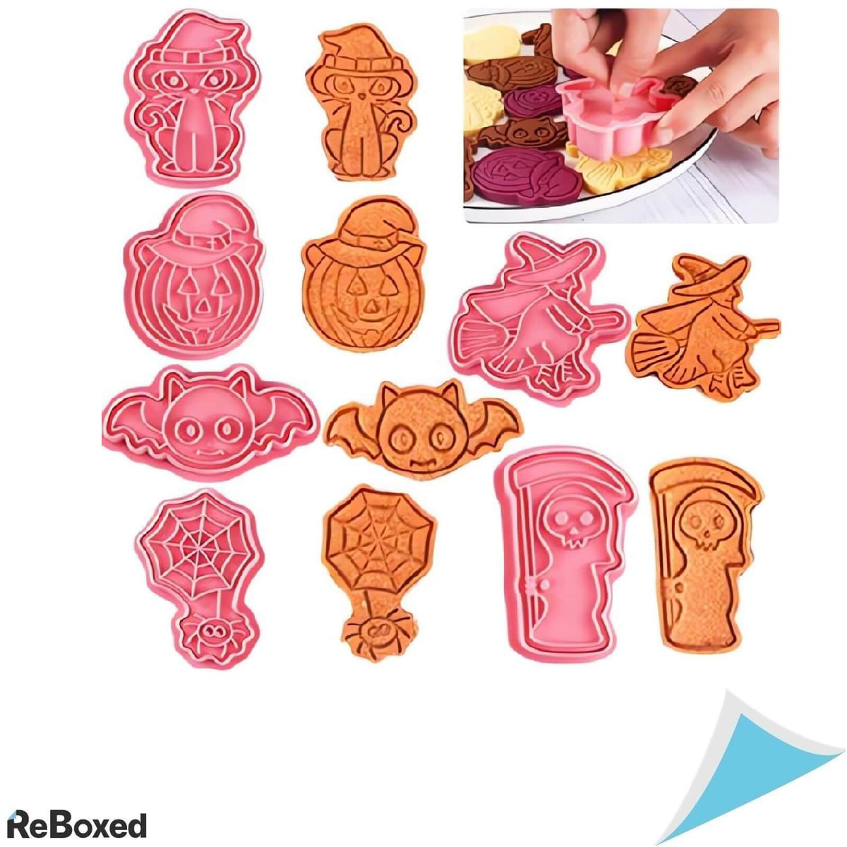 Johiux Set 6 Forme pentru Taiat Biscuiti Prajituri Clatite Paine