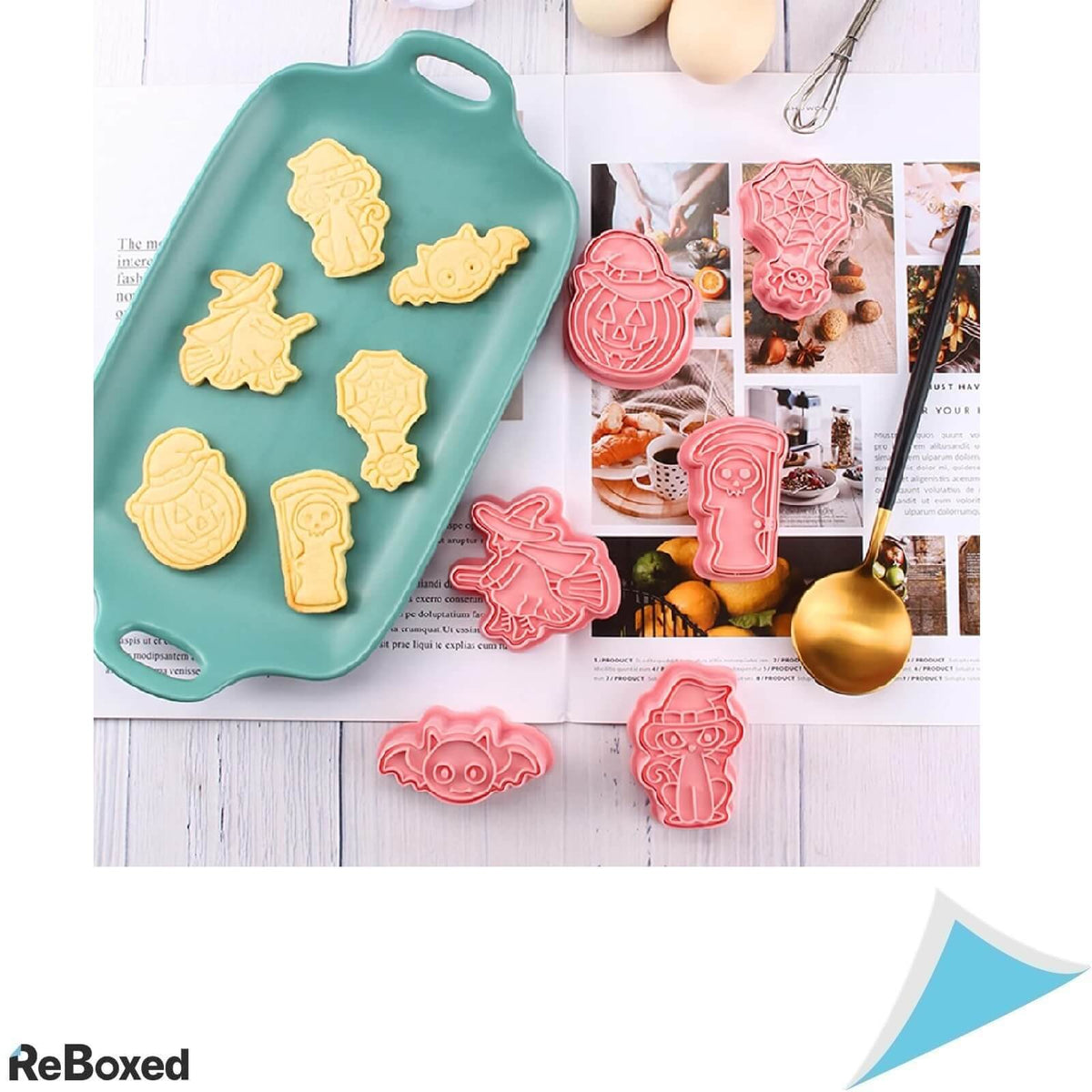 Johiux Set 6 Forme pentru Taiat Biscuiti Prajituri Clatite Paine