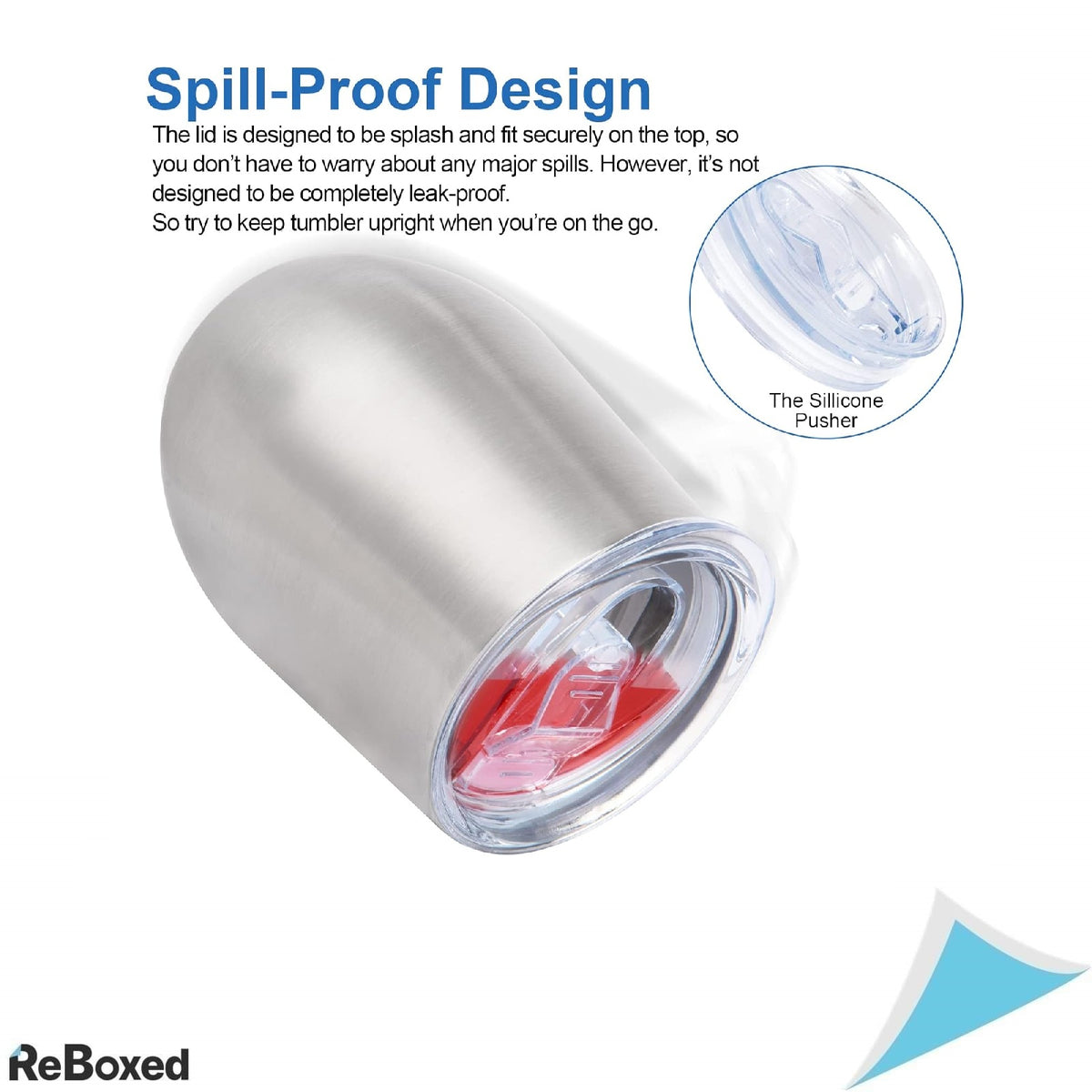 Joymaking – Set 4 Pahare Termoizolante din Otel Inoxidabil cu Capace