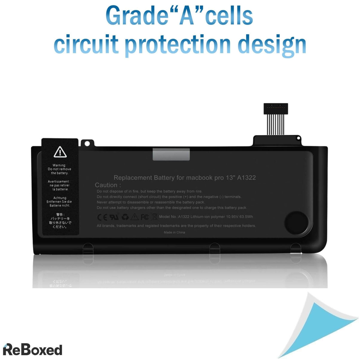 JQSPOWER Baterie pentru MacBook Pro 13 A1322