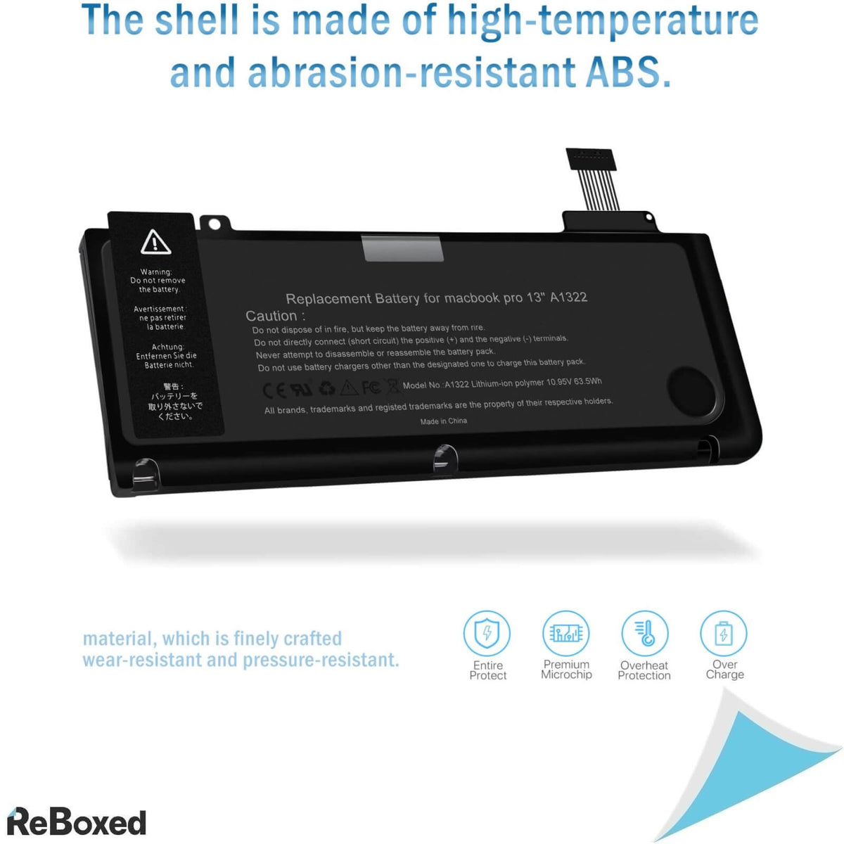 JQSPOWER Baterie pentru MacBook Pro 13 A1322