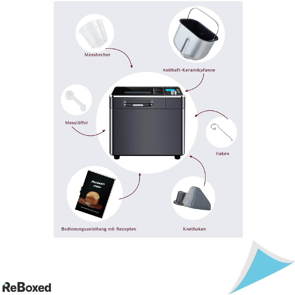 Kalamera Masina de Facut Paine 18 Programe