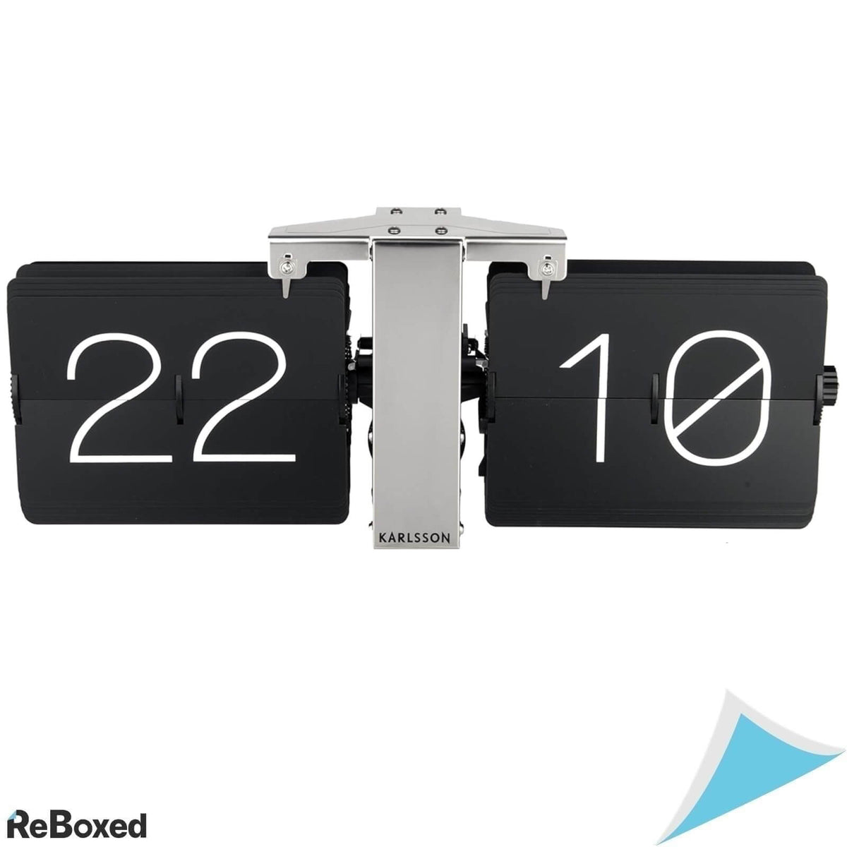 Karlsson Ceas Flip Fara Carcasa cu Suport Cromat din Otel