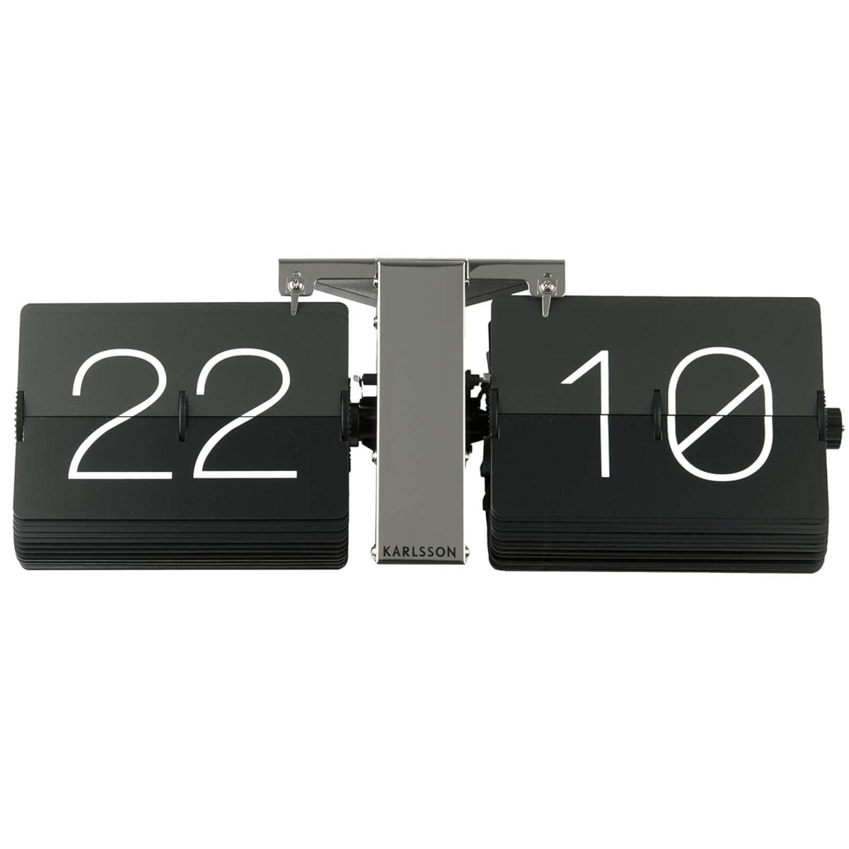 Karlsson Ceas Flip Fara Carcasa cu Suport Cromat din Otel