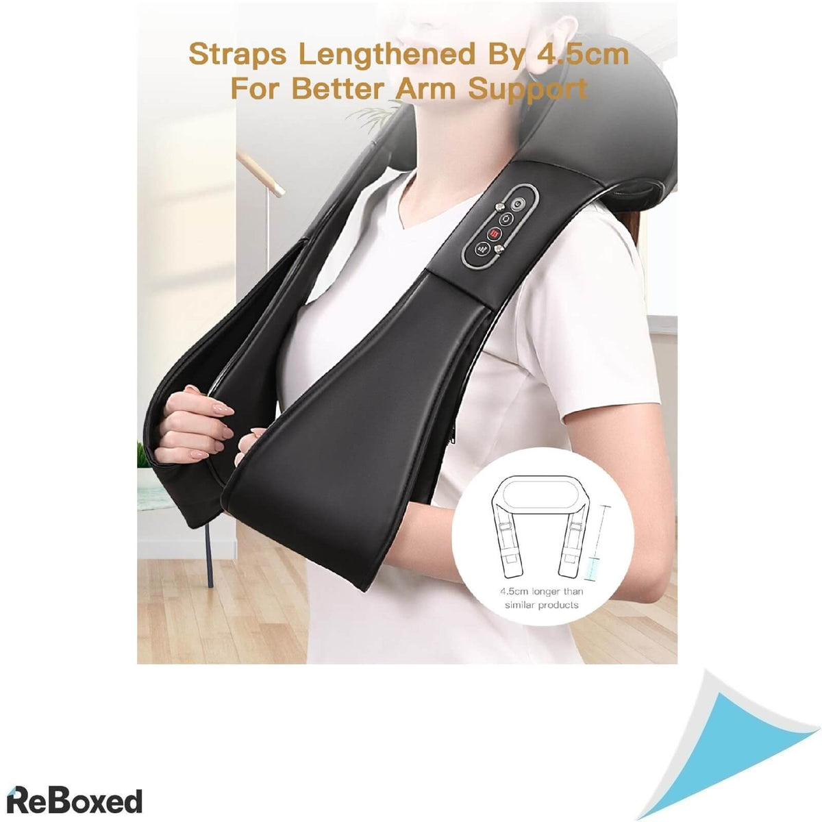 Kebor 3D Body Aparat Masaj Shiatsu Gat si Spate cu Incalzire