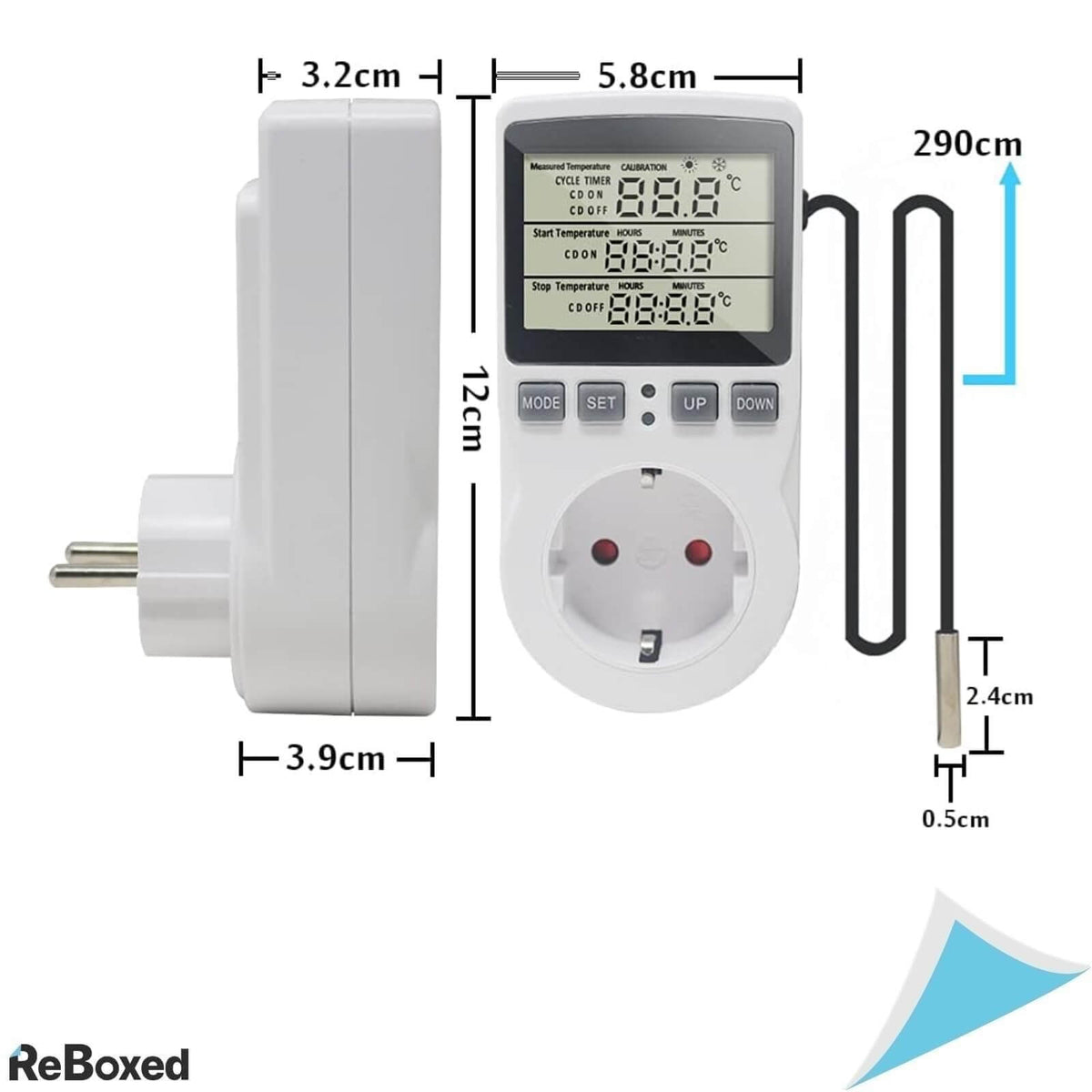 Ketotek KT3100 Controler Digital de Temperatura cu Priza 16A