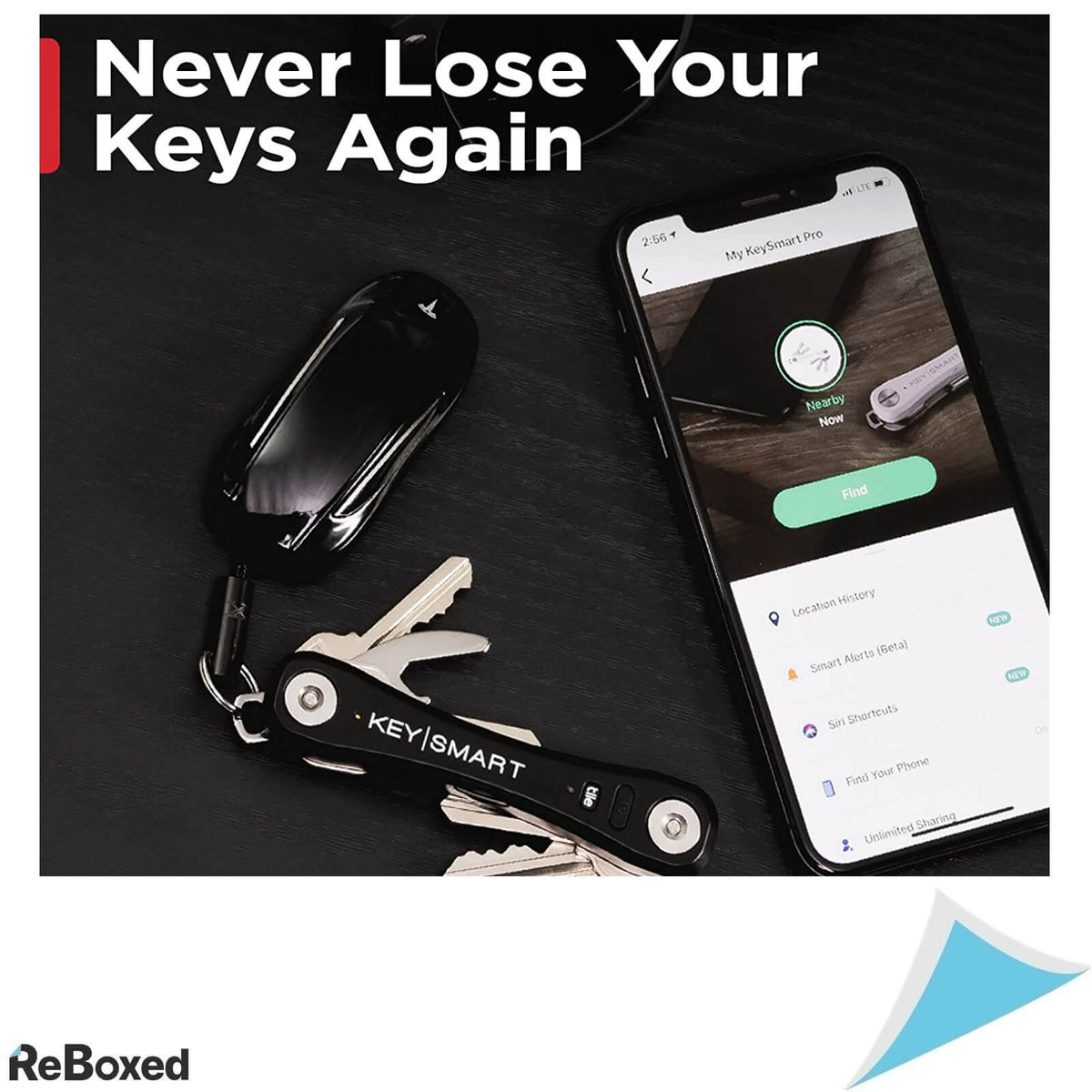 KeySmart Pro Organizator si APP Locator cu GPS pentru Chei