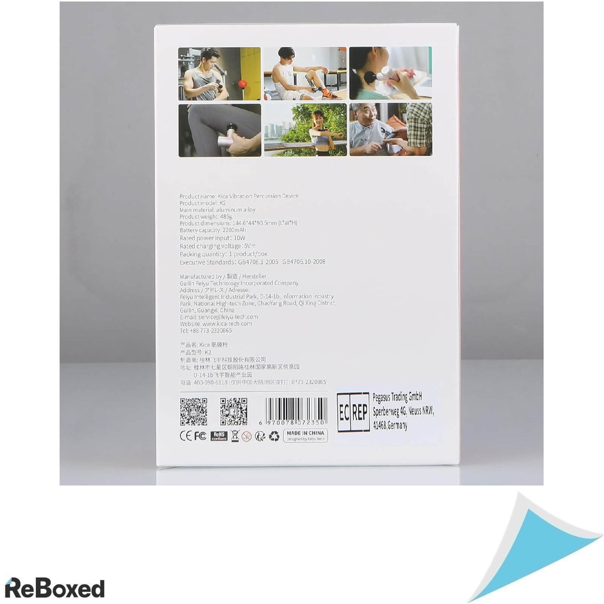 Kica K2 Pistol de Masaj Roz