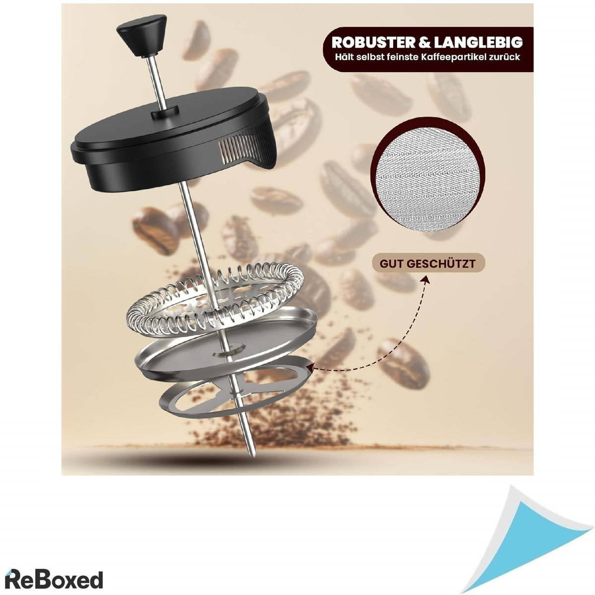 Kichly Cafetiera si Infuzor de Ceai 1L