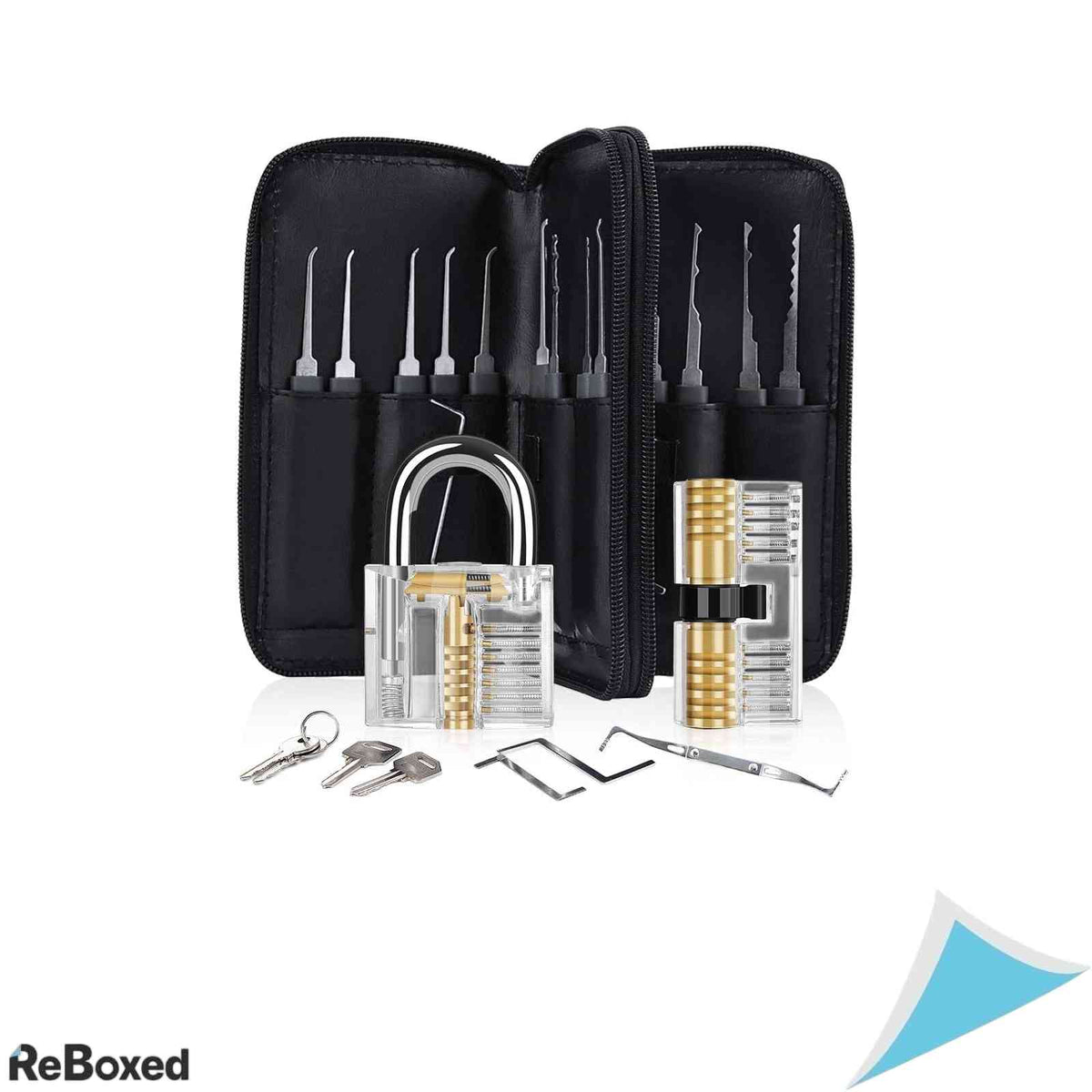 Kit Deschidere Lacate Diyife 33 Piese cu 2 Lacate Transparente de Exercitiu si Husa