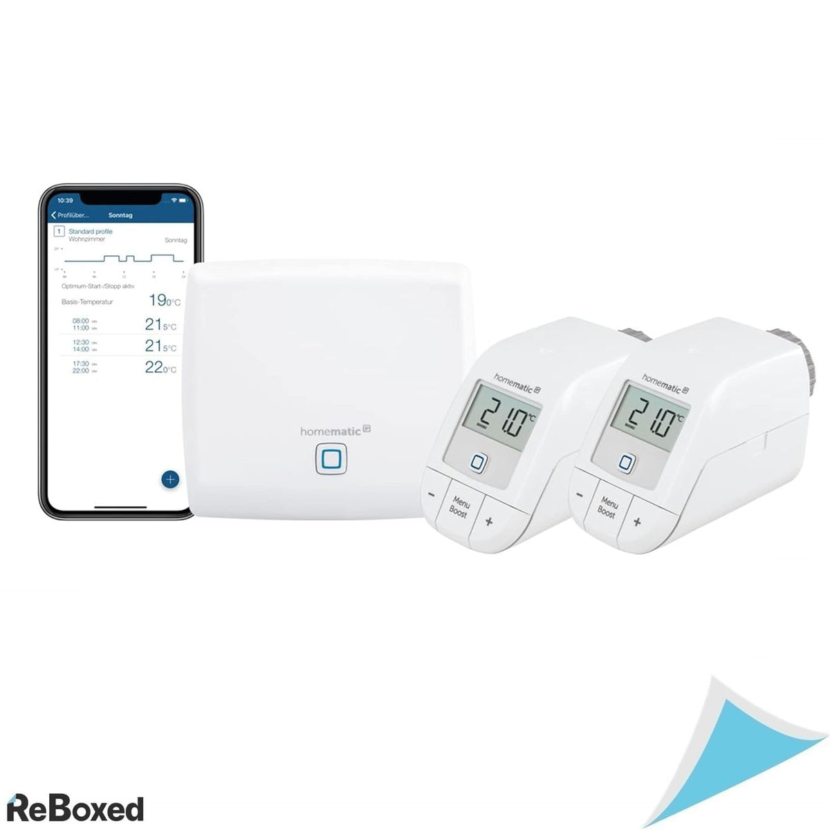 Kit de inceput pentru incalzire inteligenta Homematic IP – control digital, compatibil Alexa si Google, economisire energie