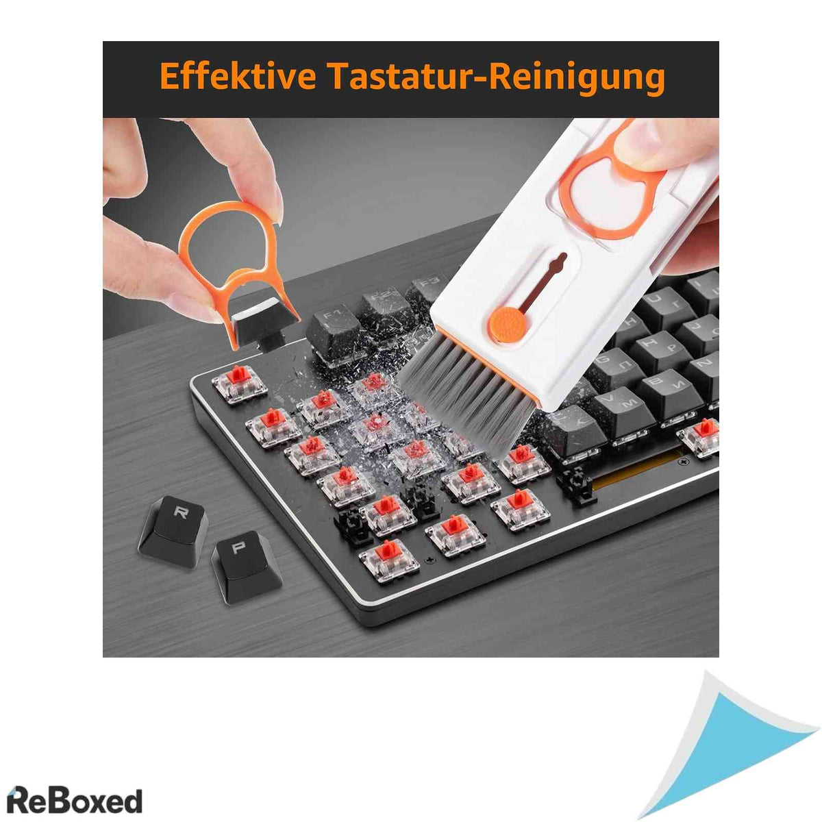 Kit Multifunctional Curatare Tastatura si Casci Alyvisun 11 in 1 Perie Laptop Telefon Ecran