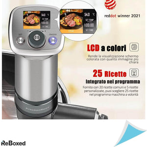 KitchenBoss G320 Sous Vide 1100W IPX7 LCD color SUS304 - ReBoxed