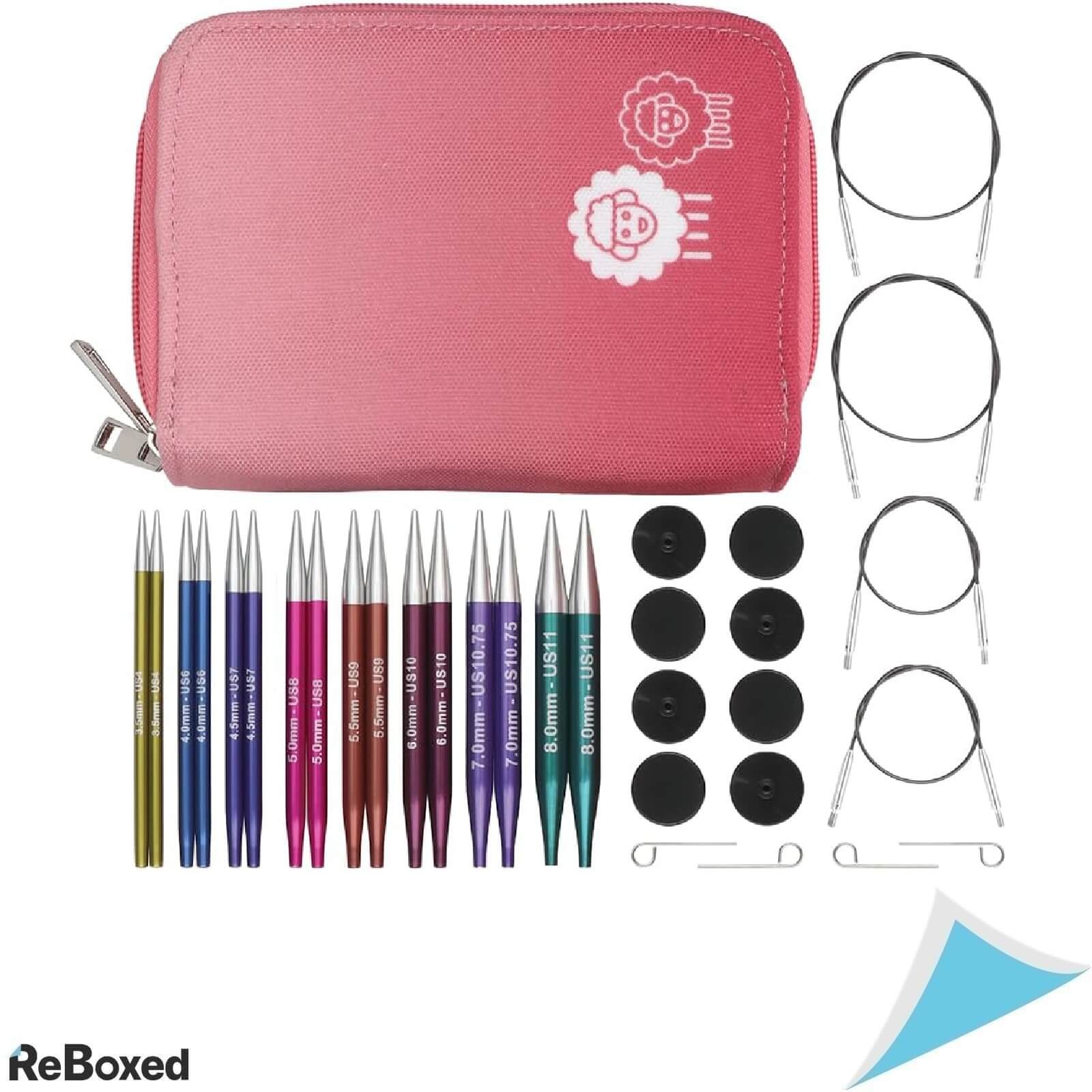 KnitPro Zing Deluxe Set de Andrele Interschimbabile
